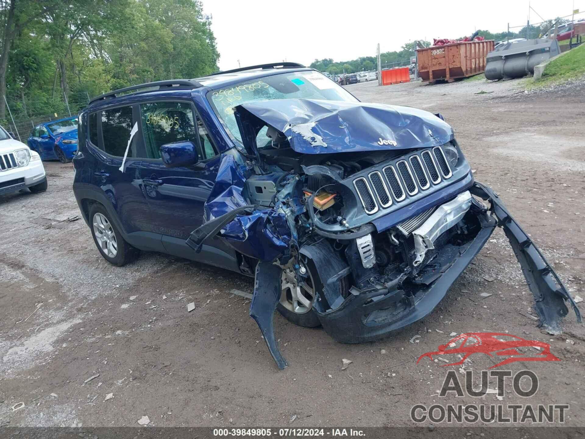 JEEP RENEGADE 2016 - ZACCJABT6GPD60322