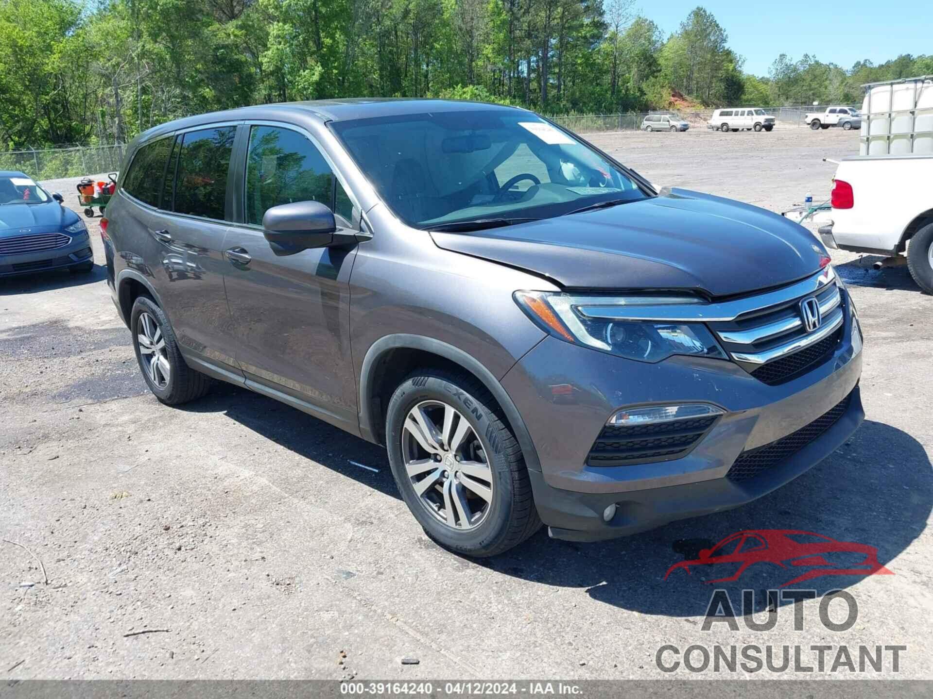 HONDA PILOT 2017 - 5FNYF5H58HB041648