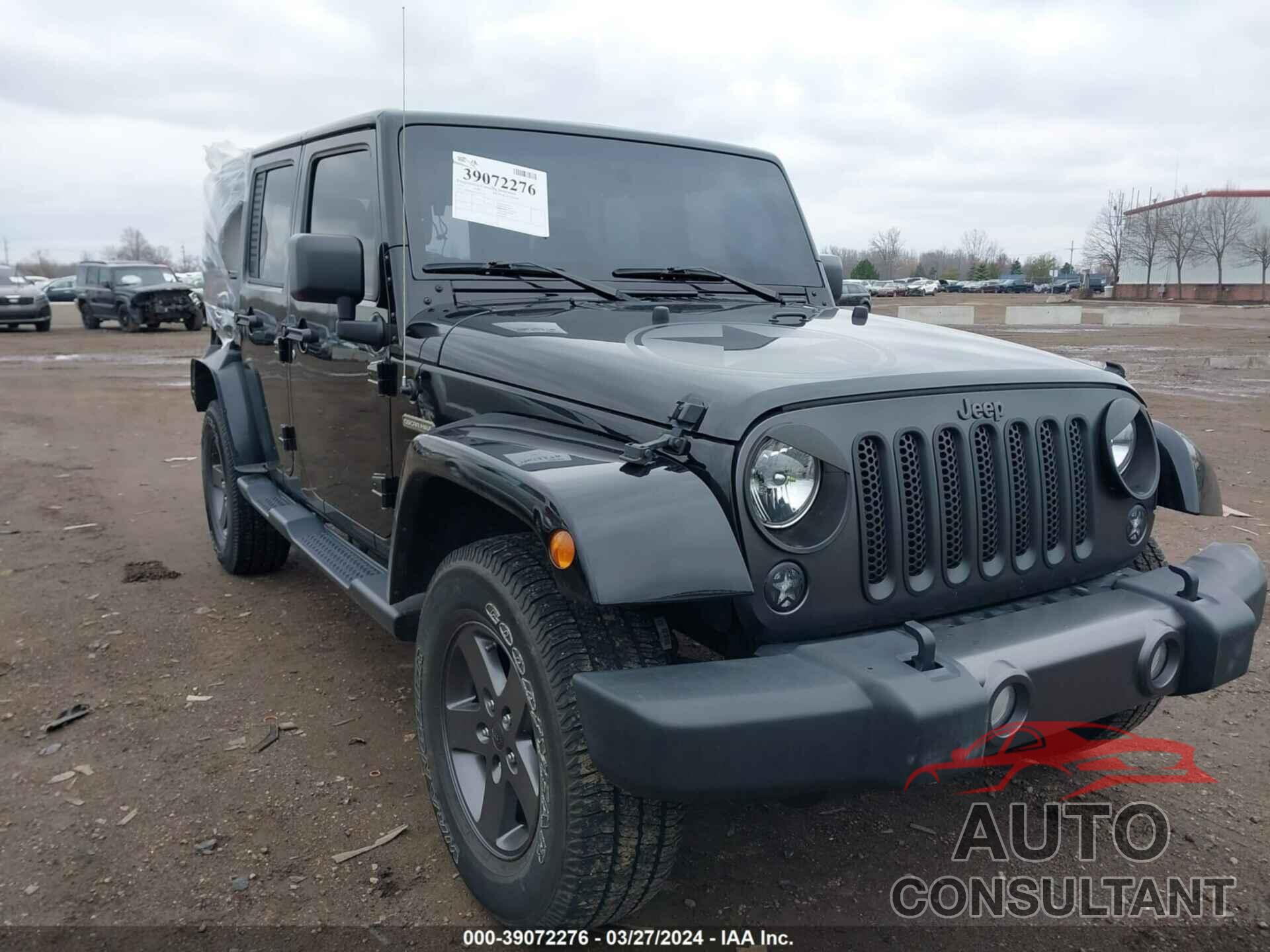 JEEP WRANGLER UNLIMITED 2016 - 1C4BJWDGXGL171136