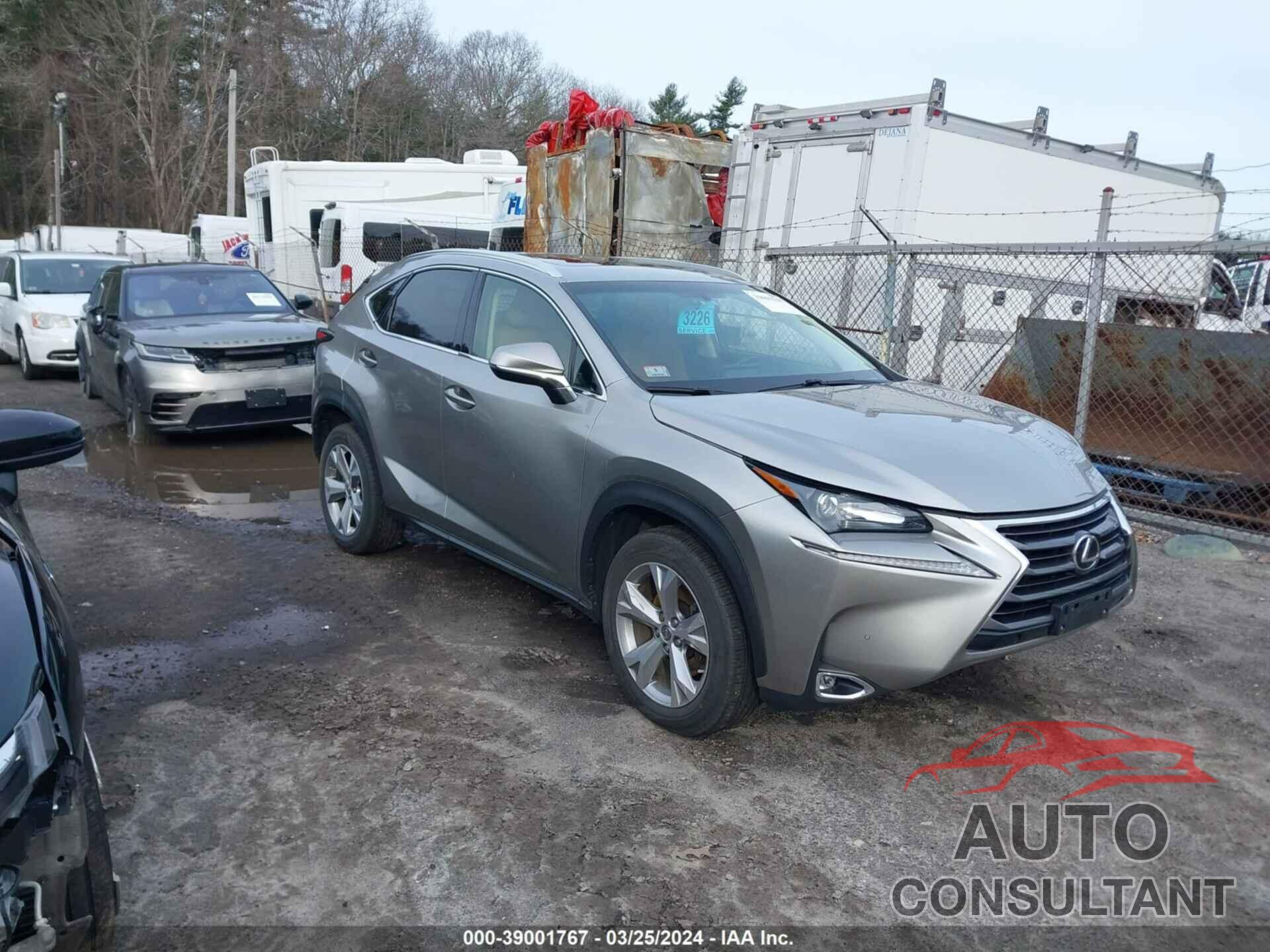 LEXUS NX 200T 2017 - JTJBARBZ8H2140008