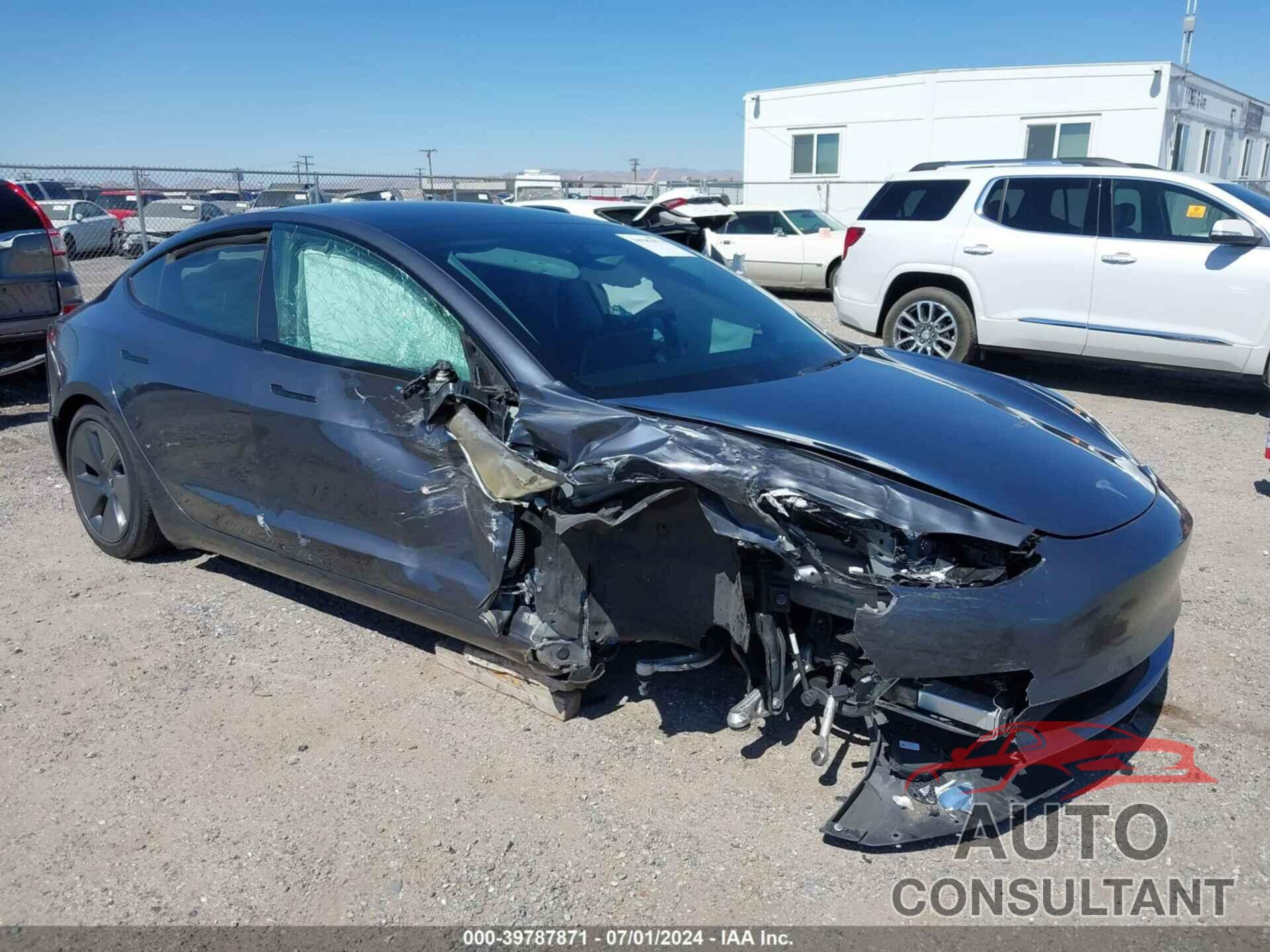 TESLA MODEL 3 2022 - 5YJ3E1EB1NF249544