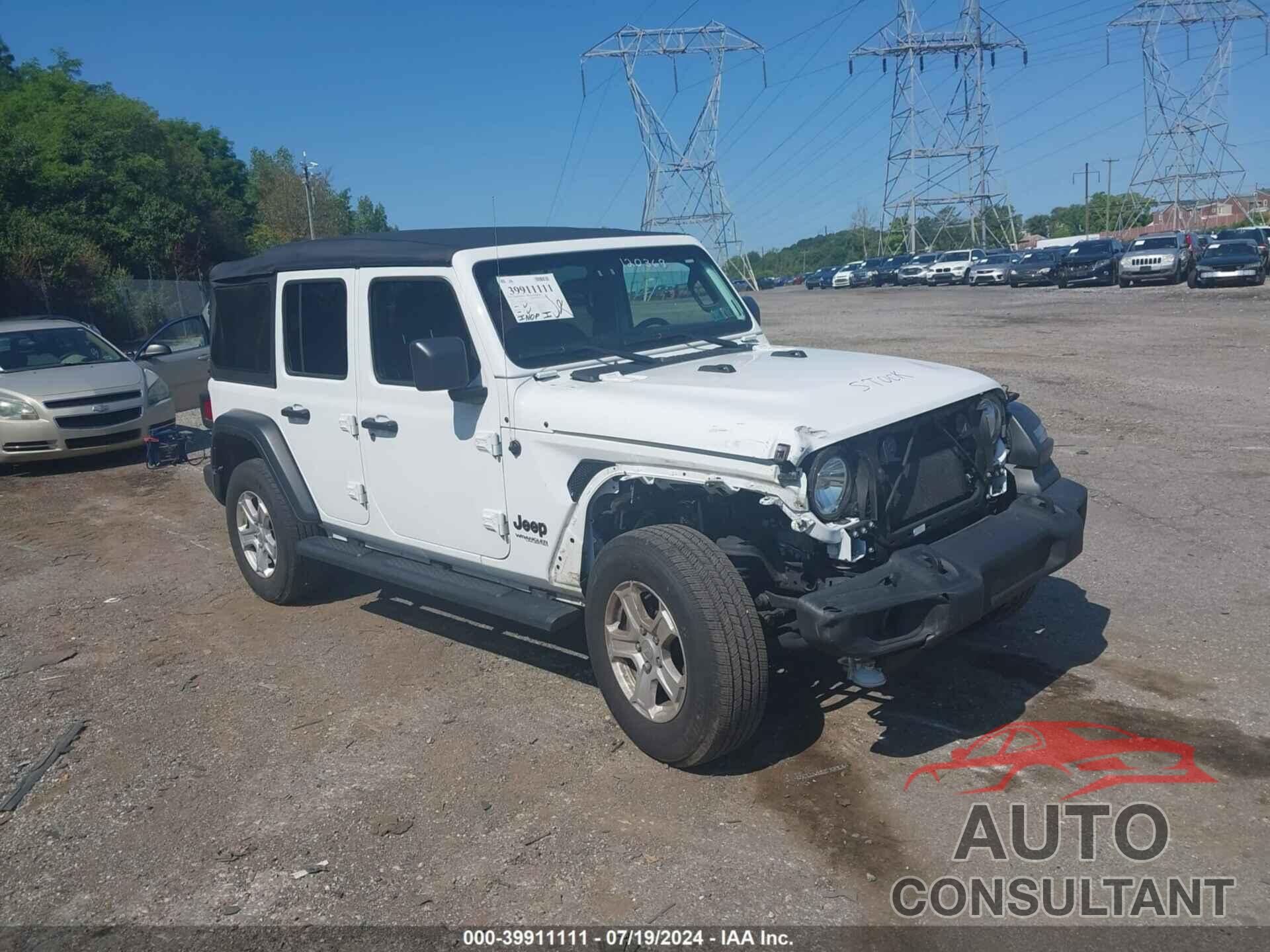 JEEP WRANGLER UNLIMITED 2022 - 1C4HJXDG4NW120369