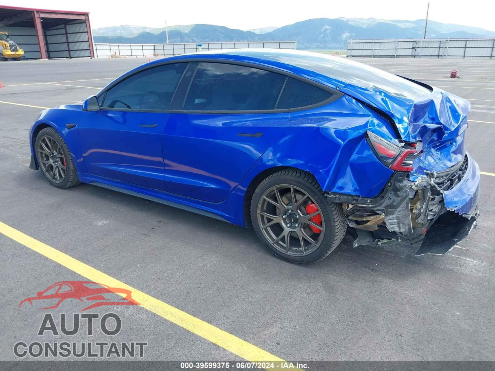 TESLA MODEL 3 2019 - 5YJ3E1EB9KF393340