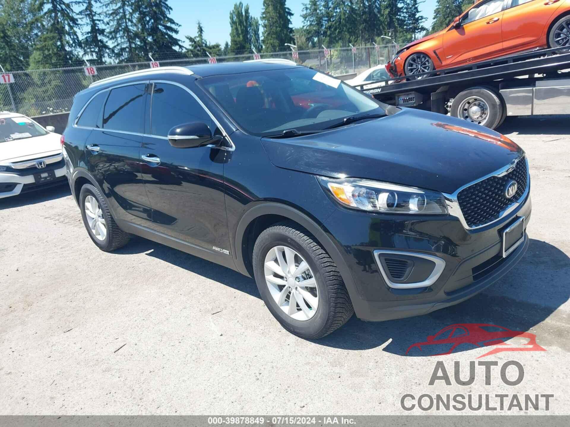 KIA SORENTO 2017 - 5XYPGDA5XHG218514