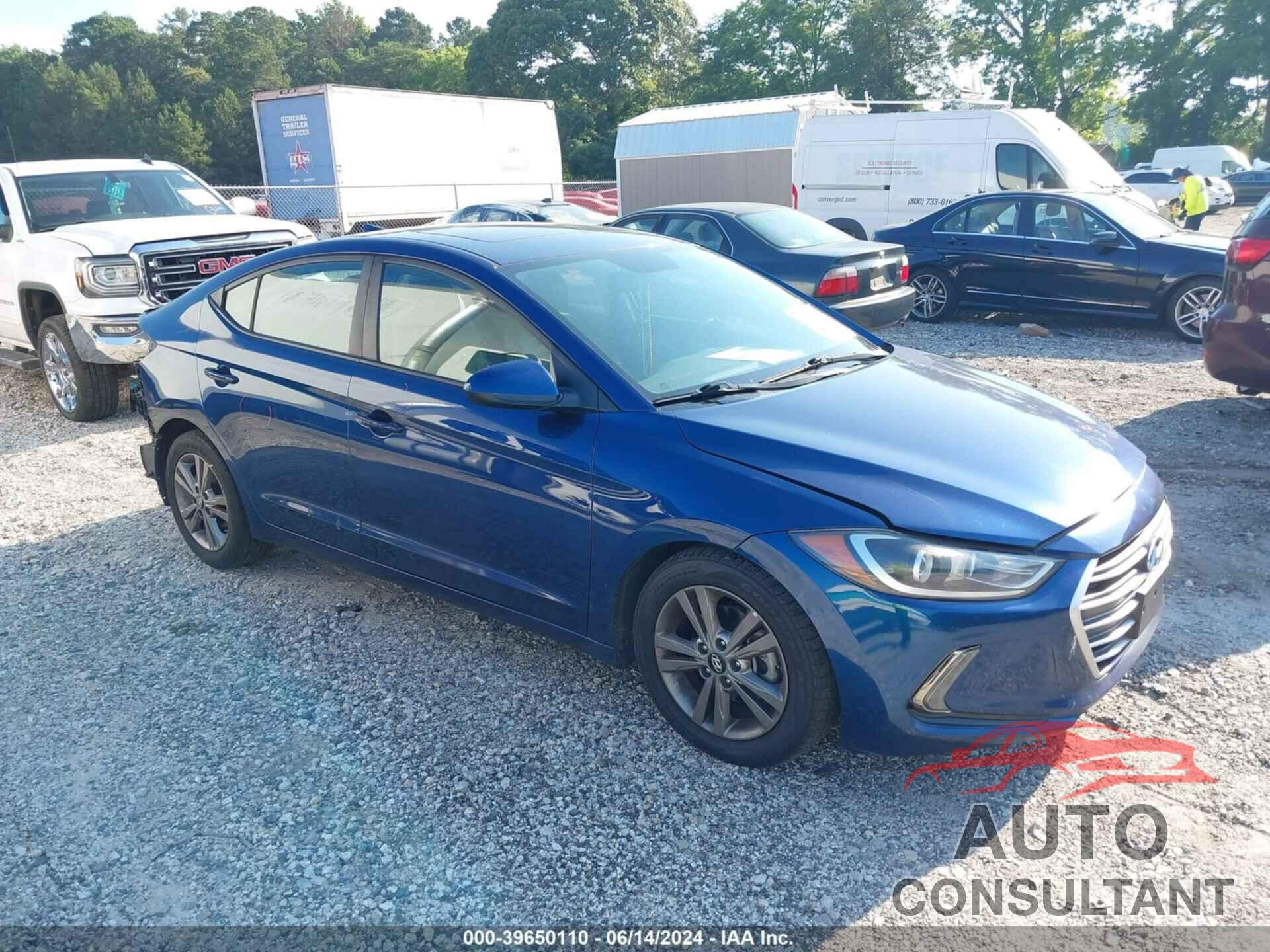 HYUNDAI ELANTRA 2018 - 5NPD84LF1JH279643