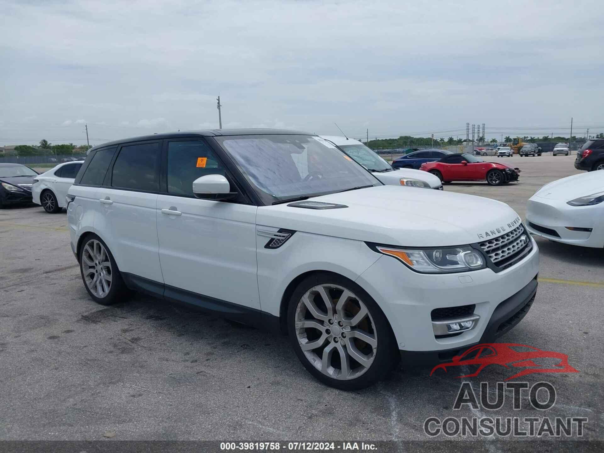 LAND ROVER RANGE ROVER SPORT 2017 - SALWR2FV1HA667771