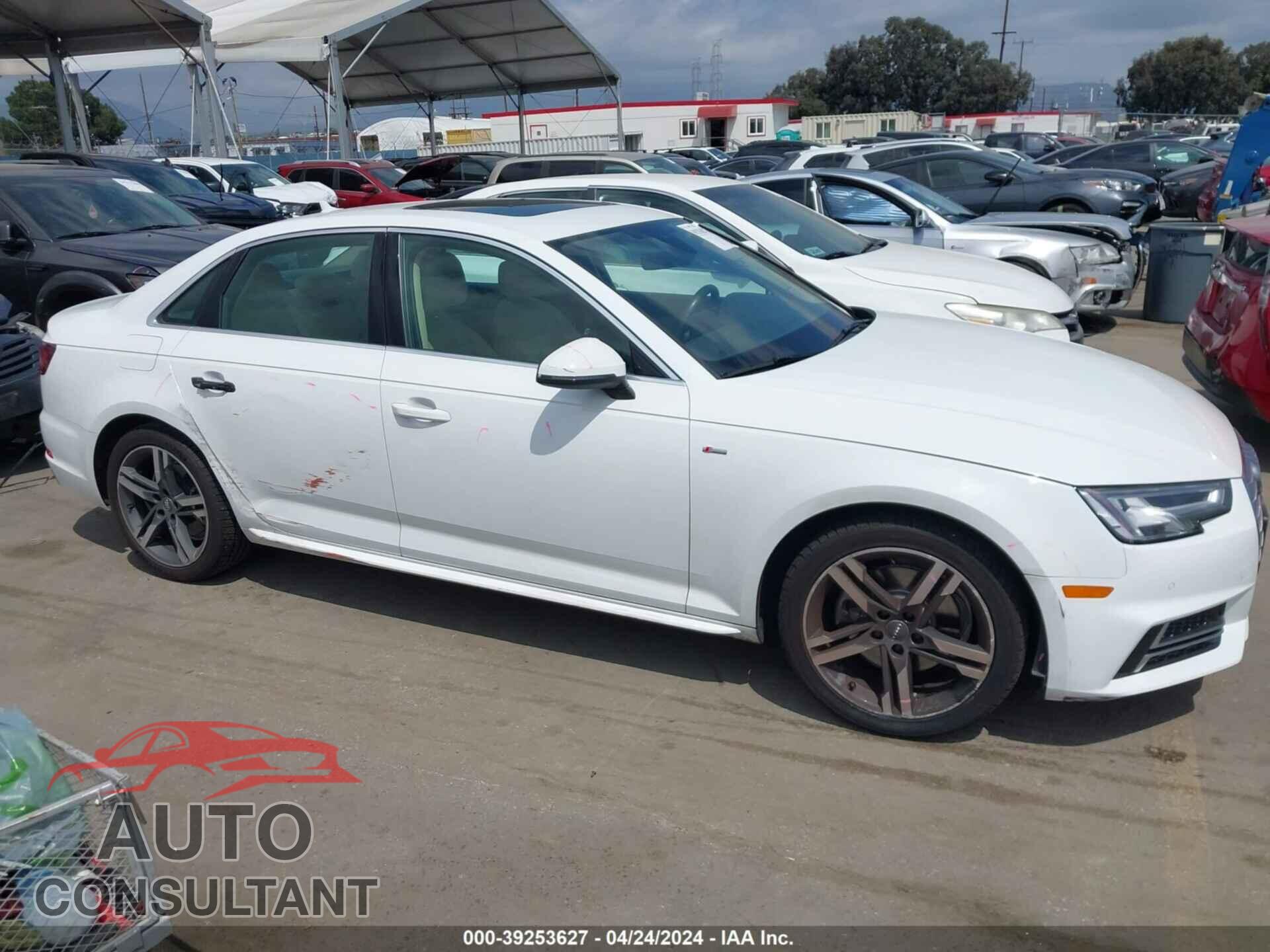 AUDI A4 2018 - WAULMAF4XJN007766