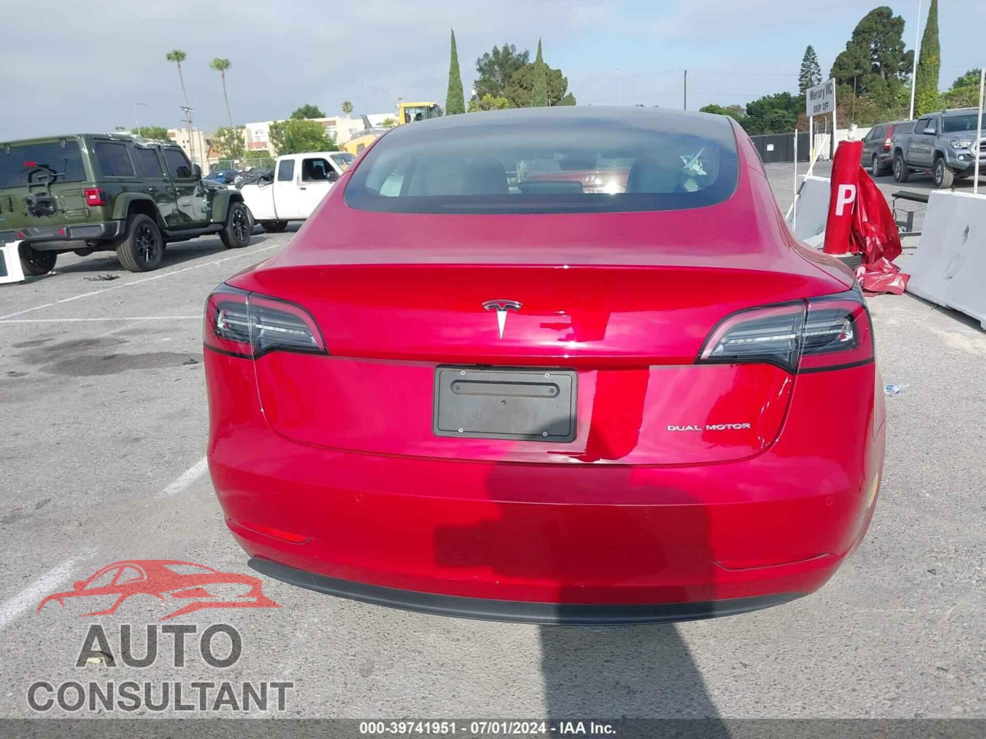 TESLA MODEL 3 2022 - 5YJ3E1EB2NF362242