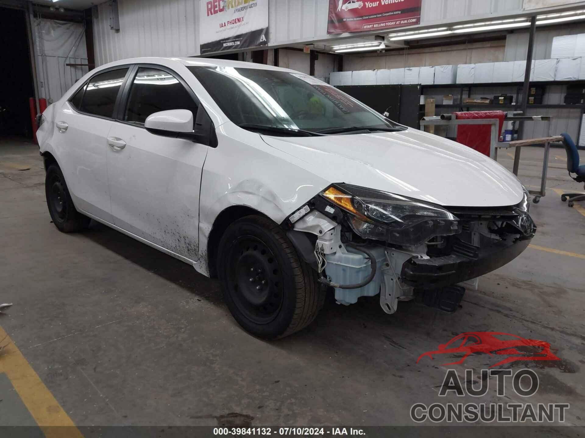 TOYOTA COROLLA 2017 - 2T1BURHEXHC875945