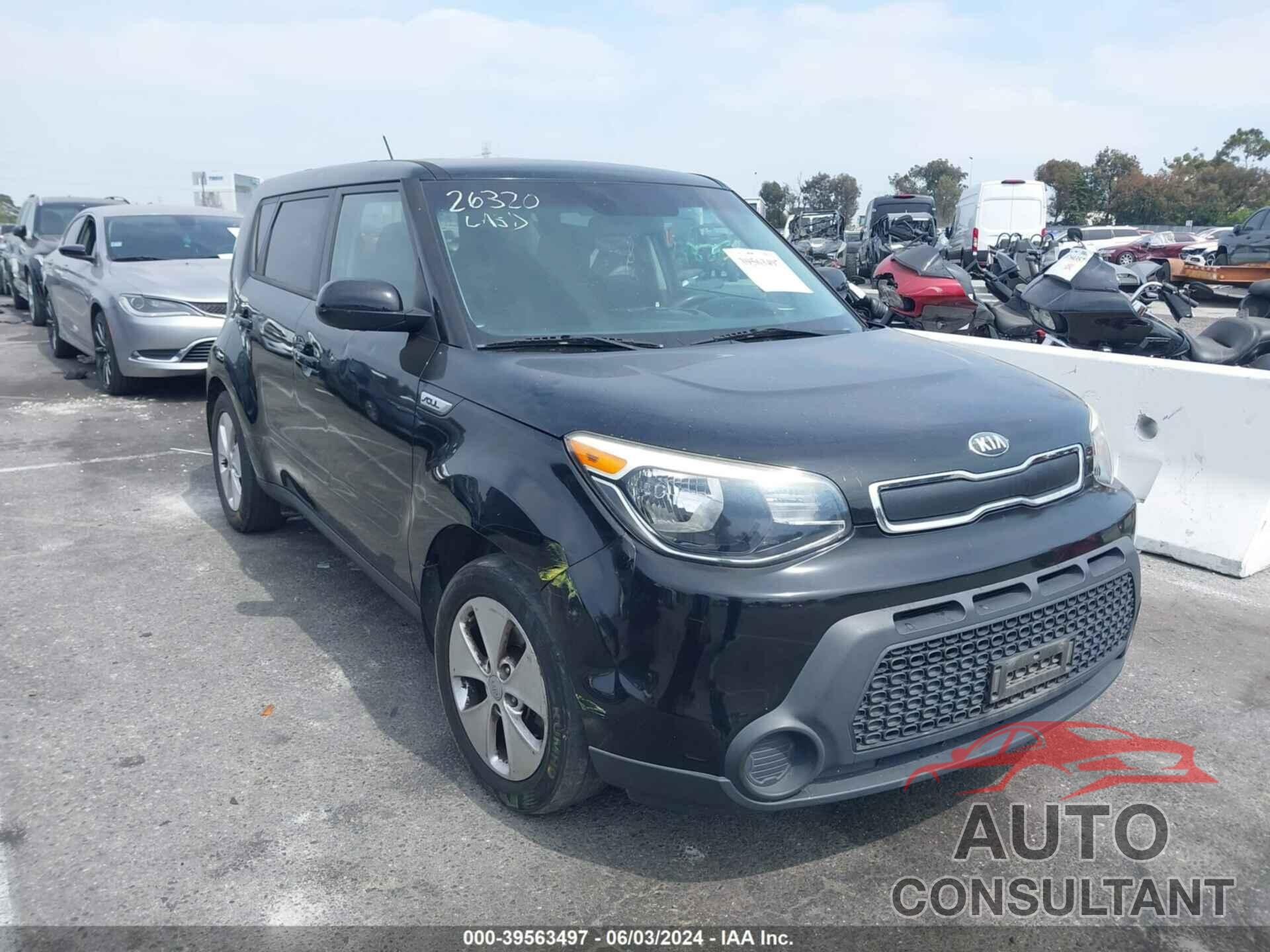 KIA SOUL 2016 - KNDJN2A25G7279240