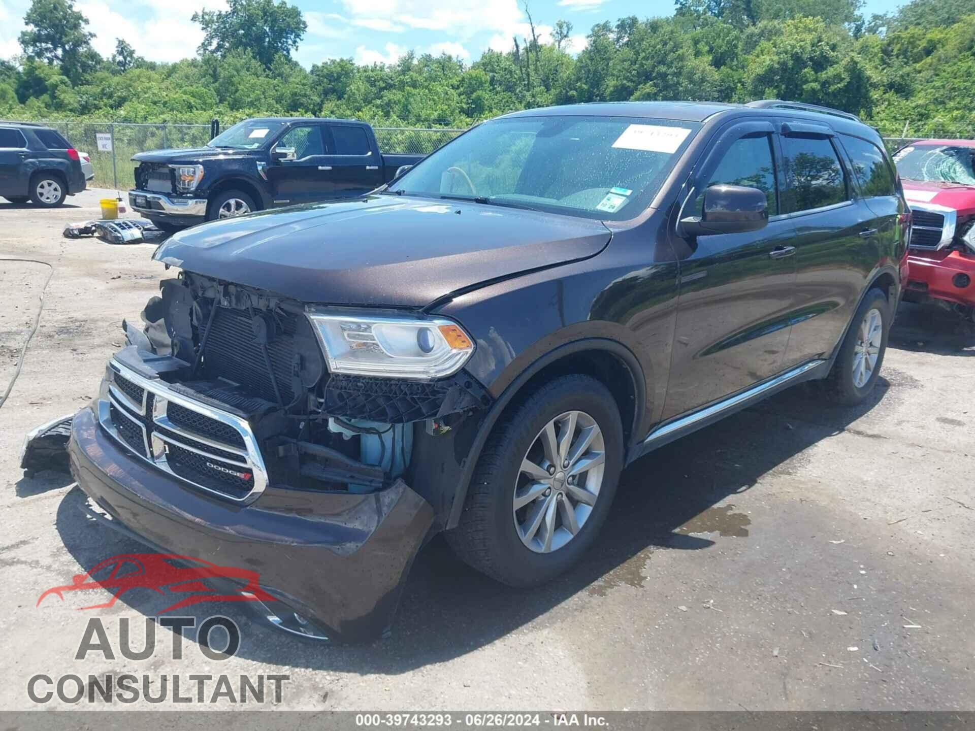 DODGE DURANGO 2017 - 1C4RDHAG6HC780652