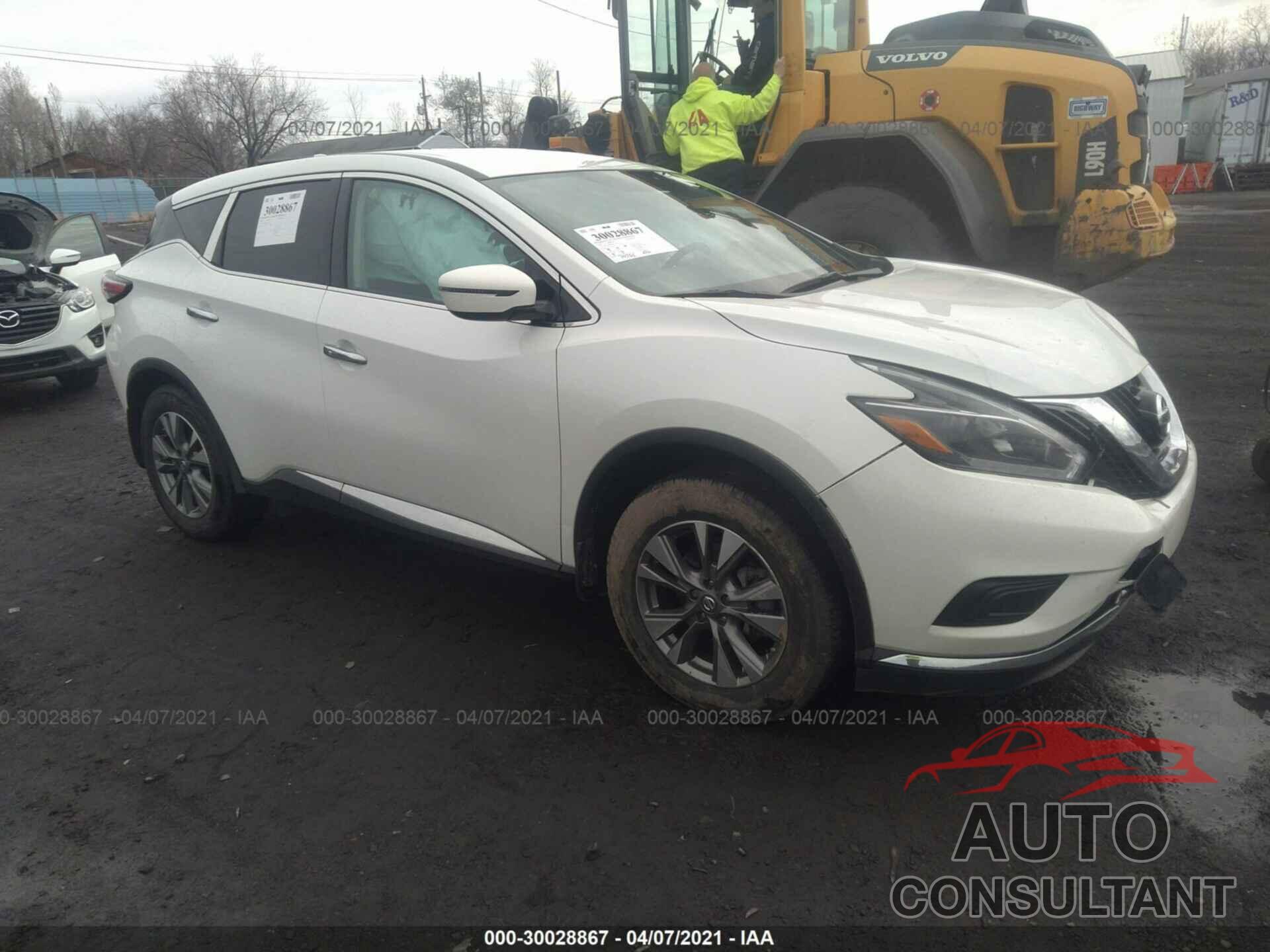 NISSAN MURANO 2018 - 5N1AZ2MH0JN135596