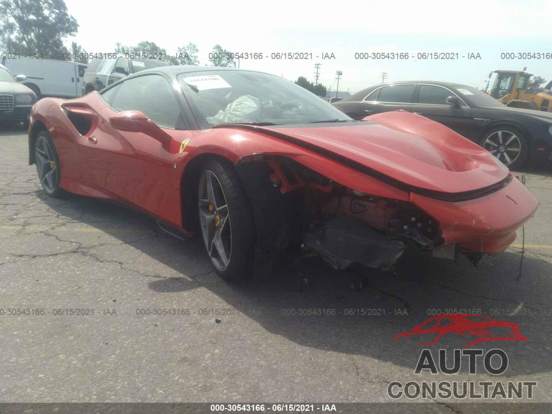 FERRARI F8 TRIBUTO 2021 - ZFF92LLA3M0259984