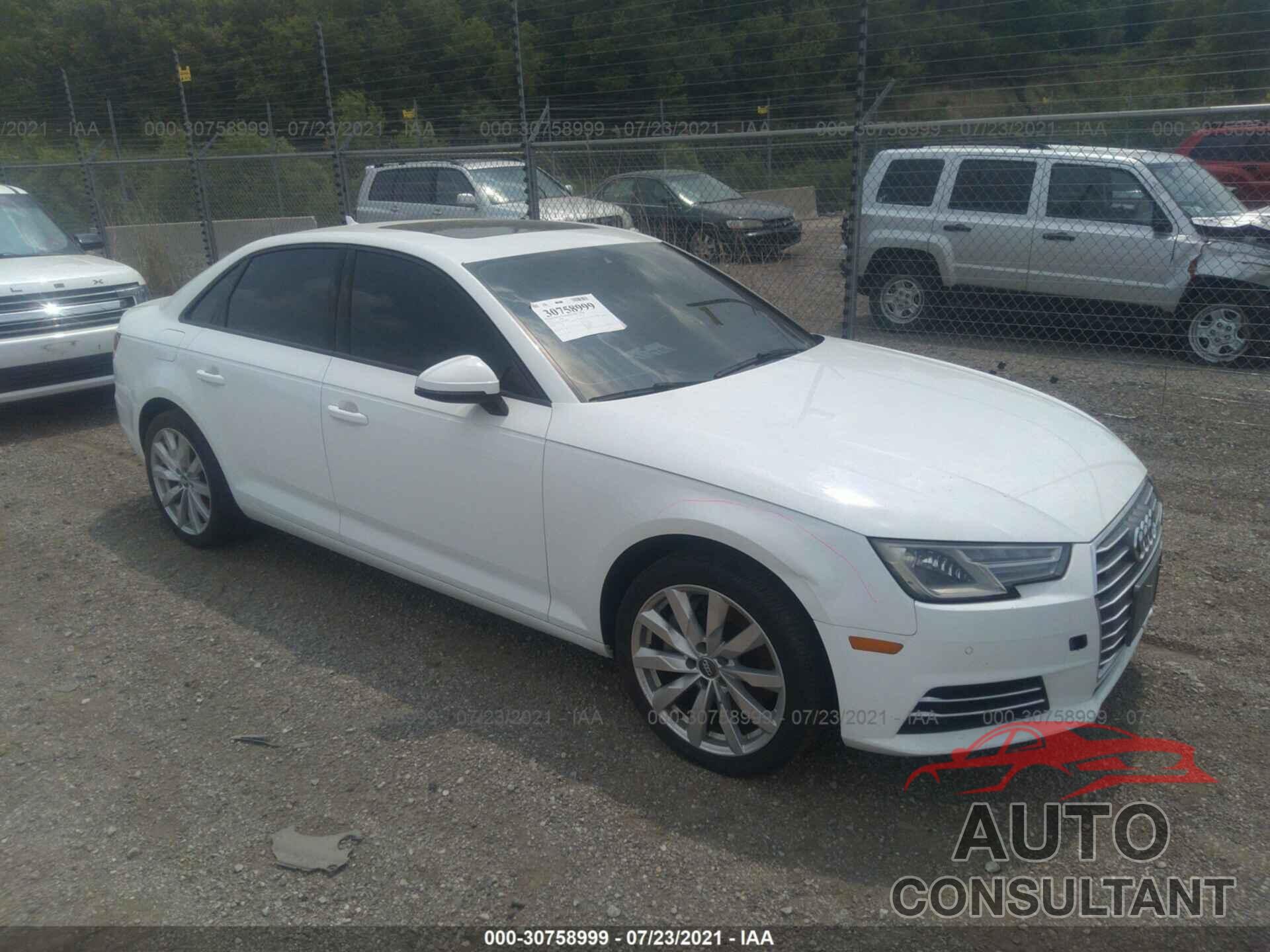 AUDI A4 2017 - WAUANAF42HN007890