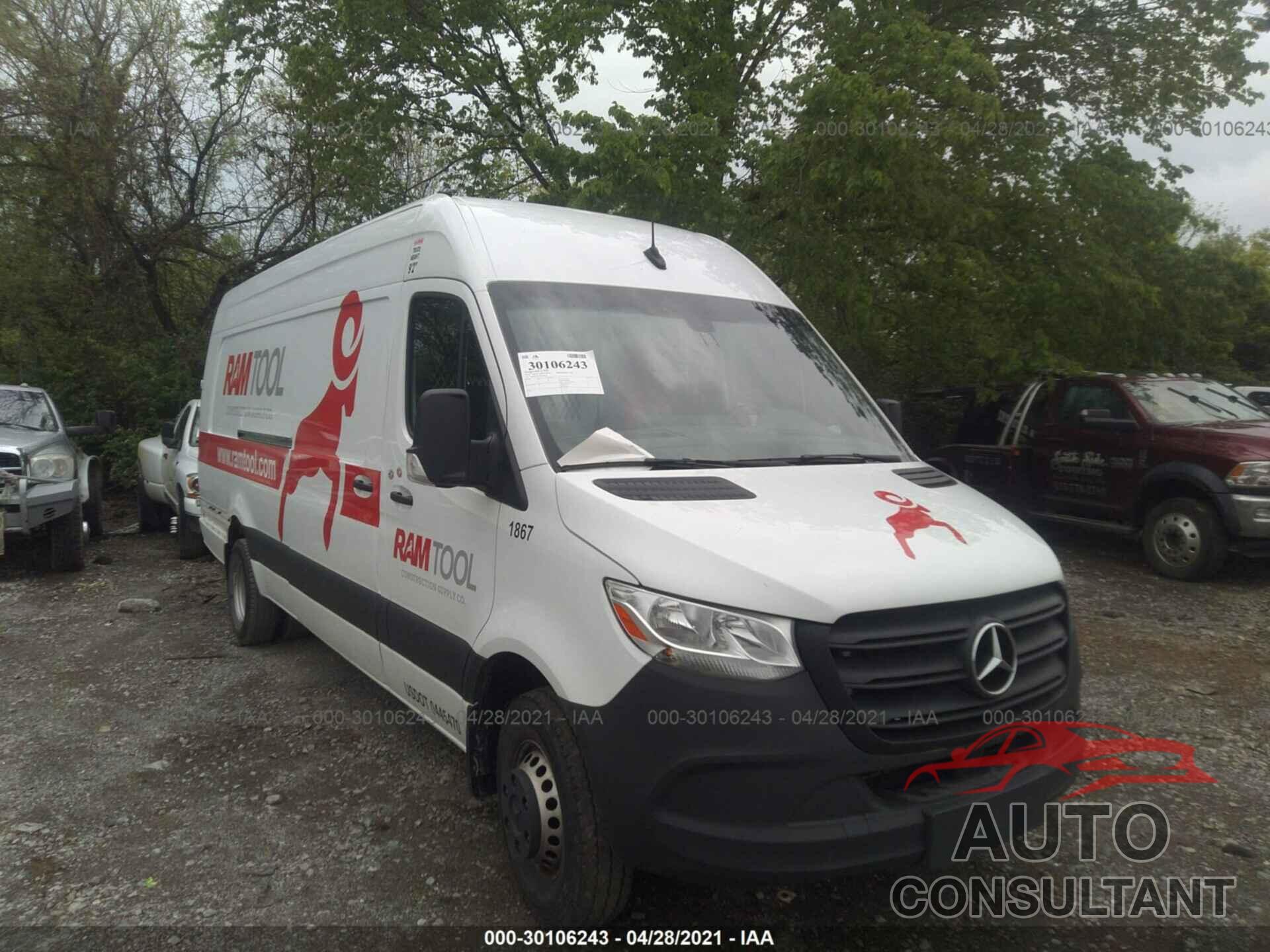 MERCEDES-BENZ SPRINTER VAN 2019 - WD4PF4CD7KP162100