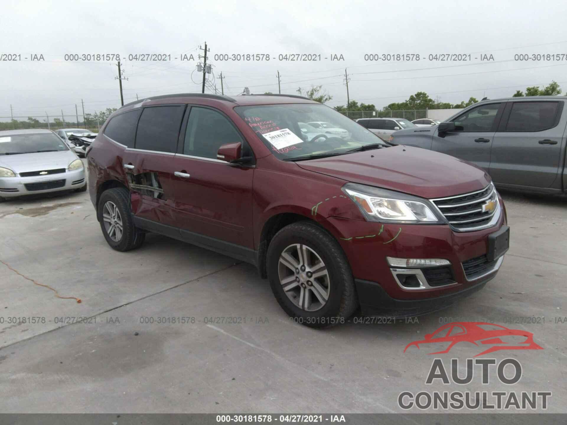 CHEVROLET TRAVERSE 2016 - 1GNKRHKD2GJ276009
