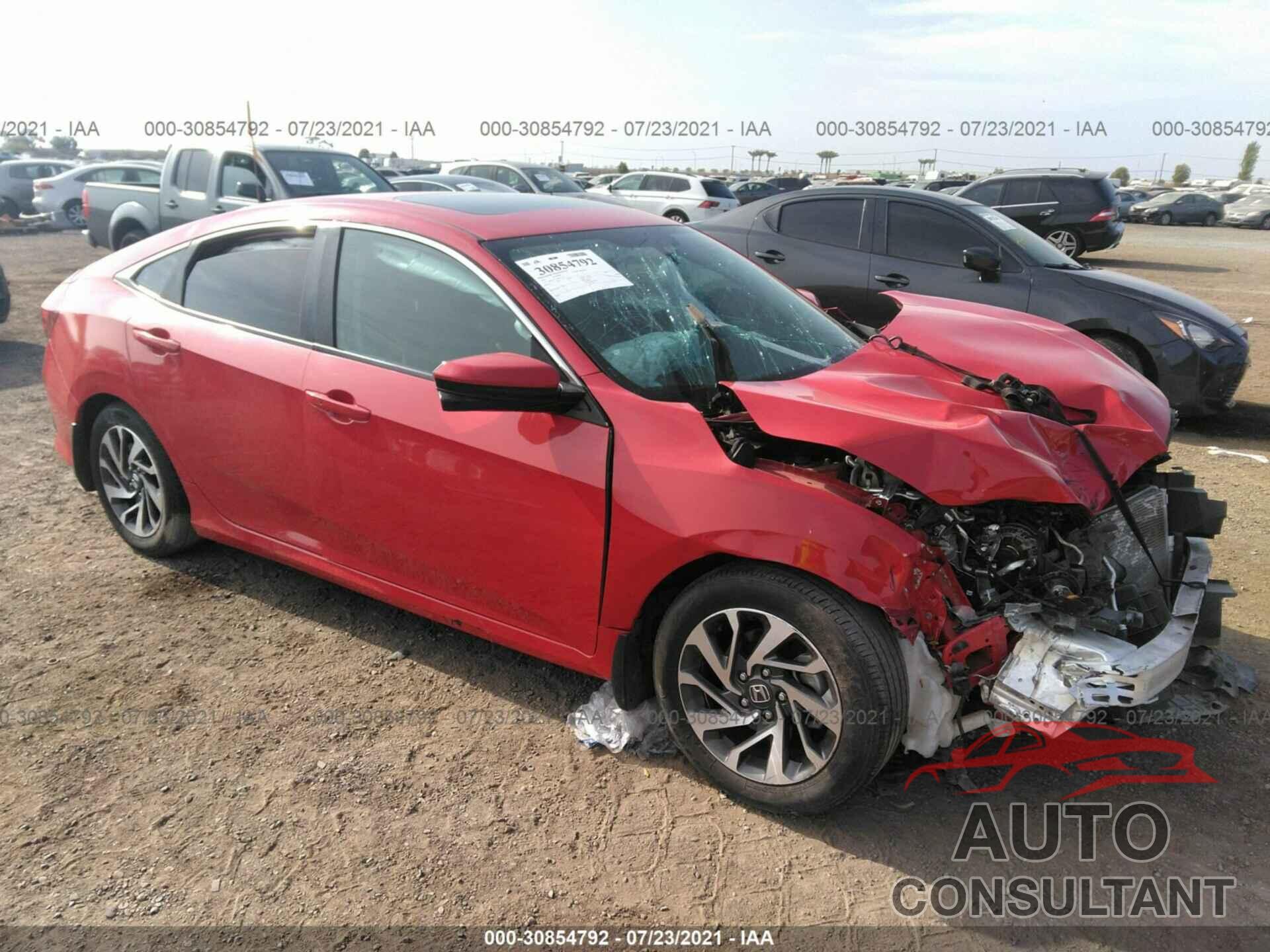 HONDA CIVIC SEDAN 2016 - 2HGFC2F71GH552342