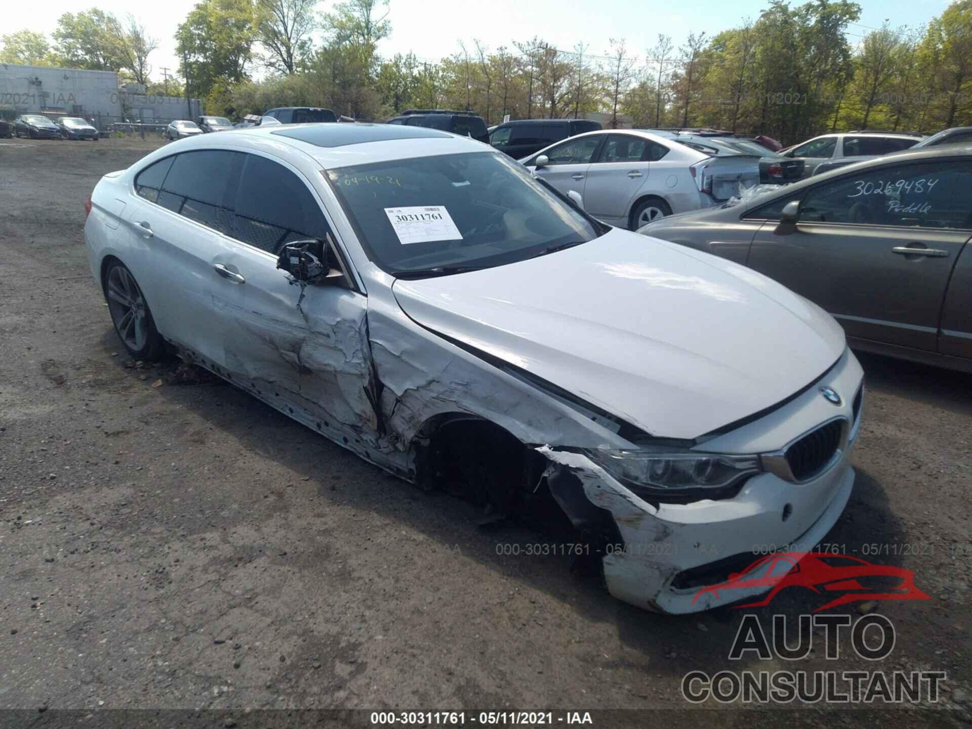 BMW 4 SERIES 2016 - WBA4C9C53GG139140