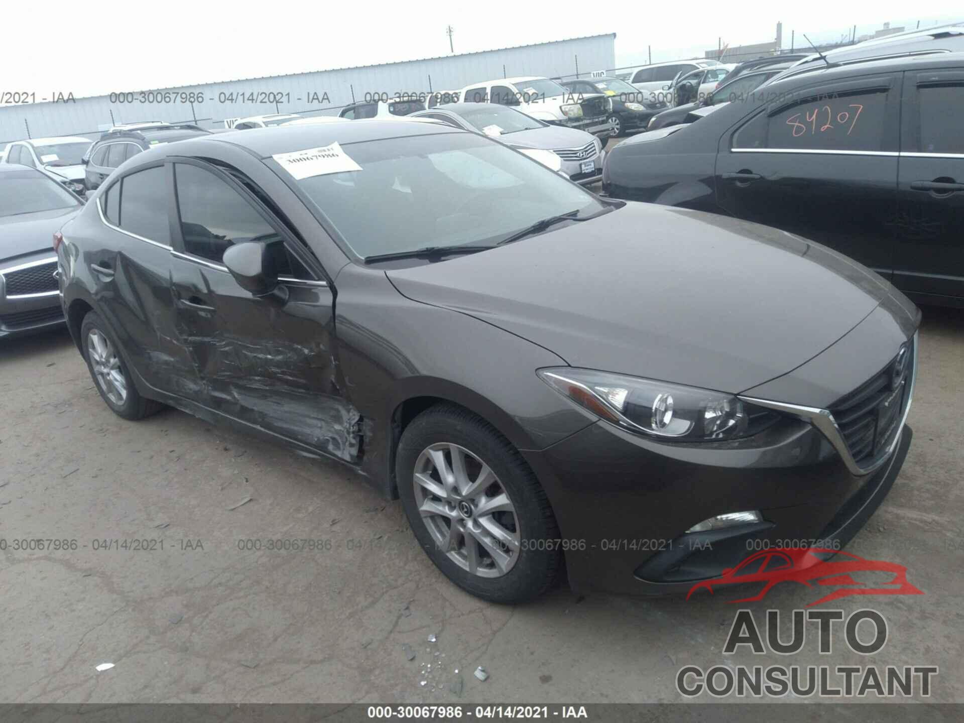 MAZDA MAZDA3 2016 - JM1BM1U7XG1314639