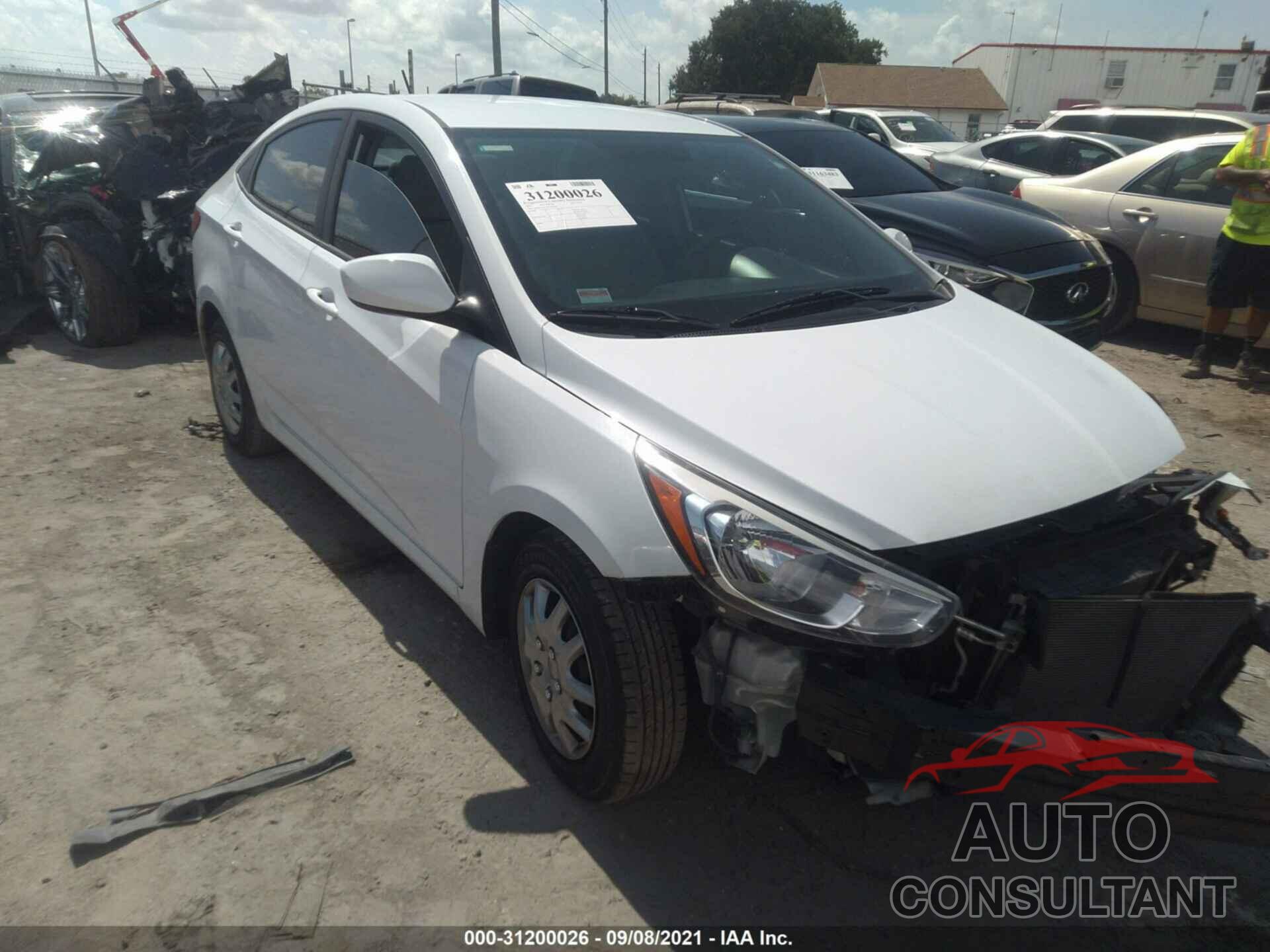 HYUNDAI ACCENT 2017 - KMHCT4AEXHU202950