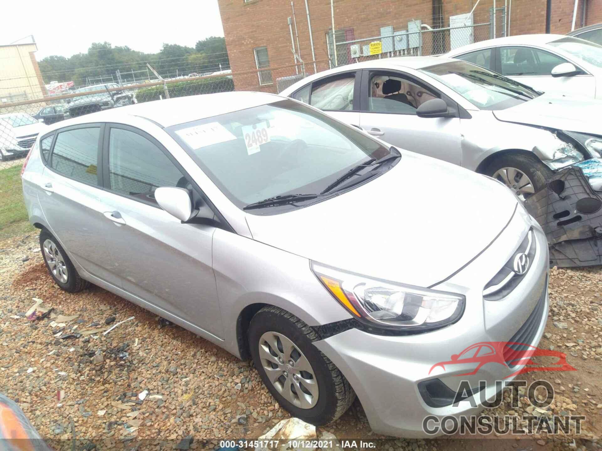HYUNDAI ACCENT 2016 - KMHCT5AE8GU273584