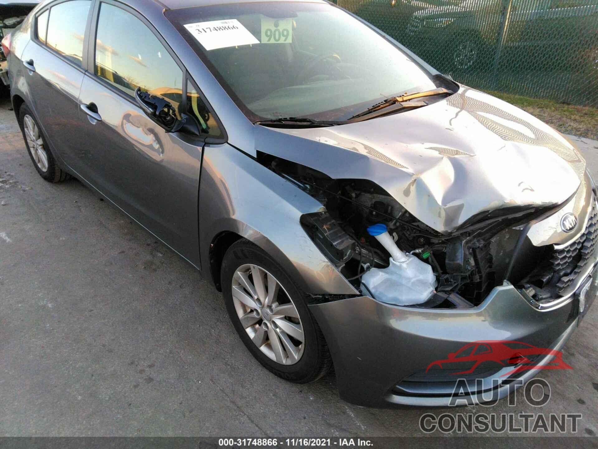 KIA FORTE 2016 - KNAFX4A62G5541643