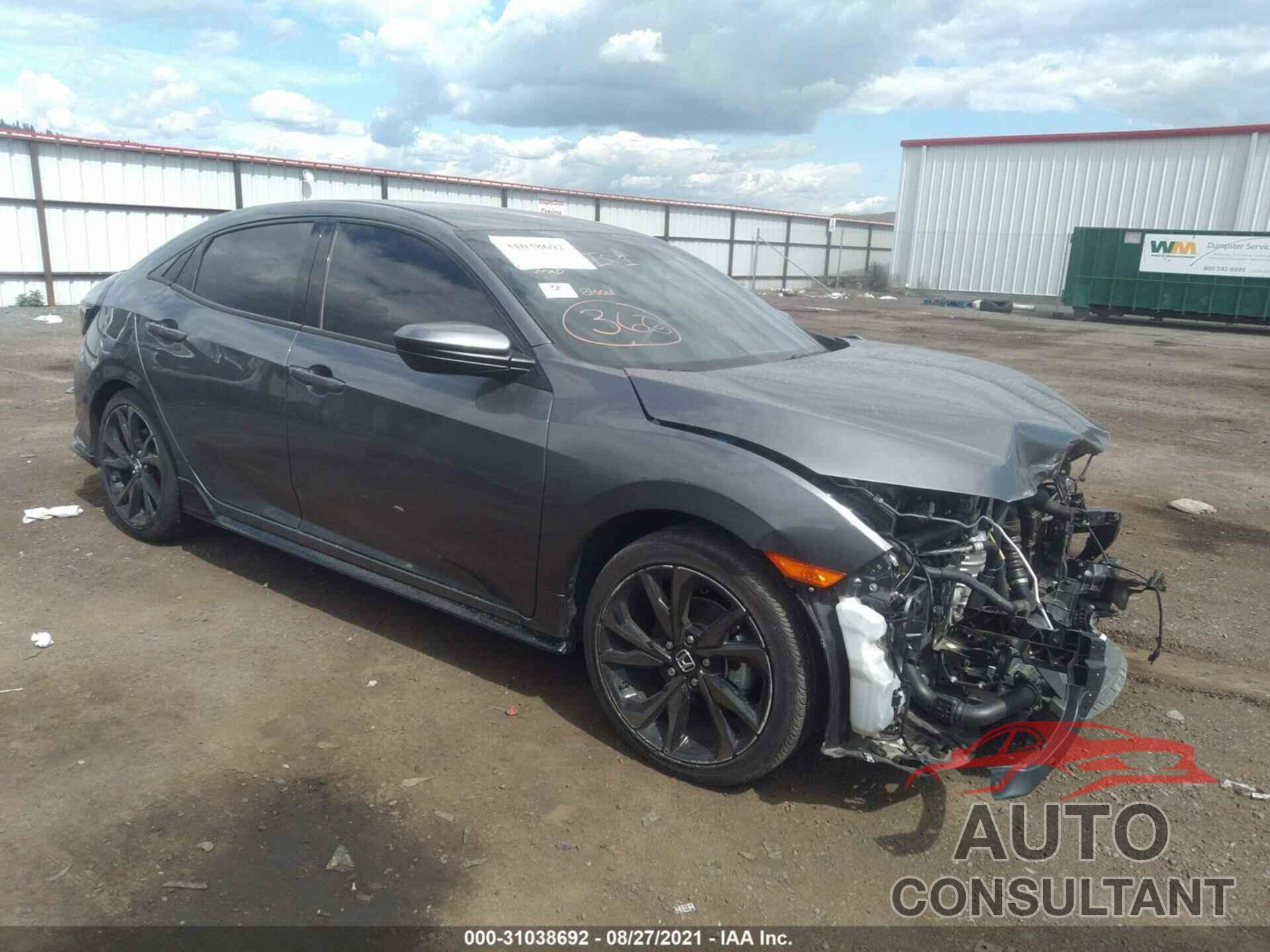 HONDA CIVIC HATCHBACK 2019 - SHHFK7H44KU405141
