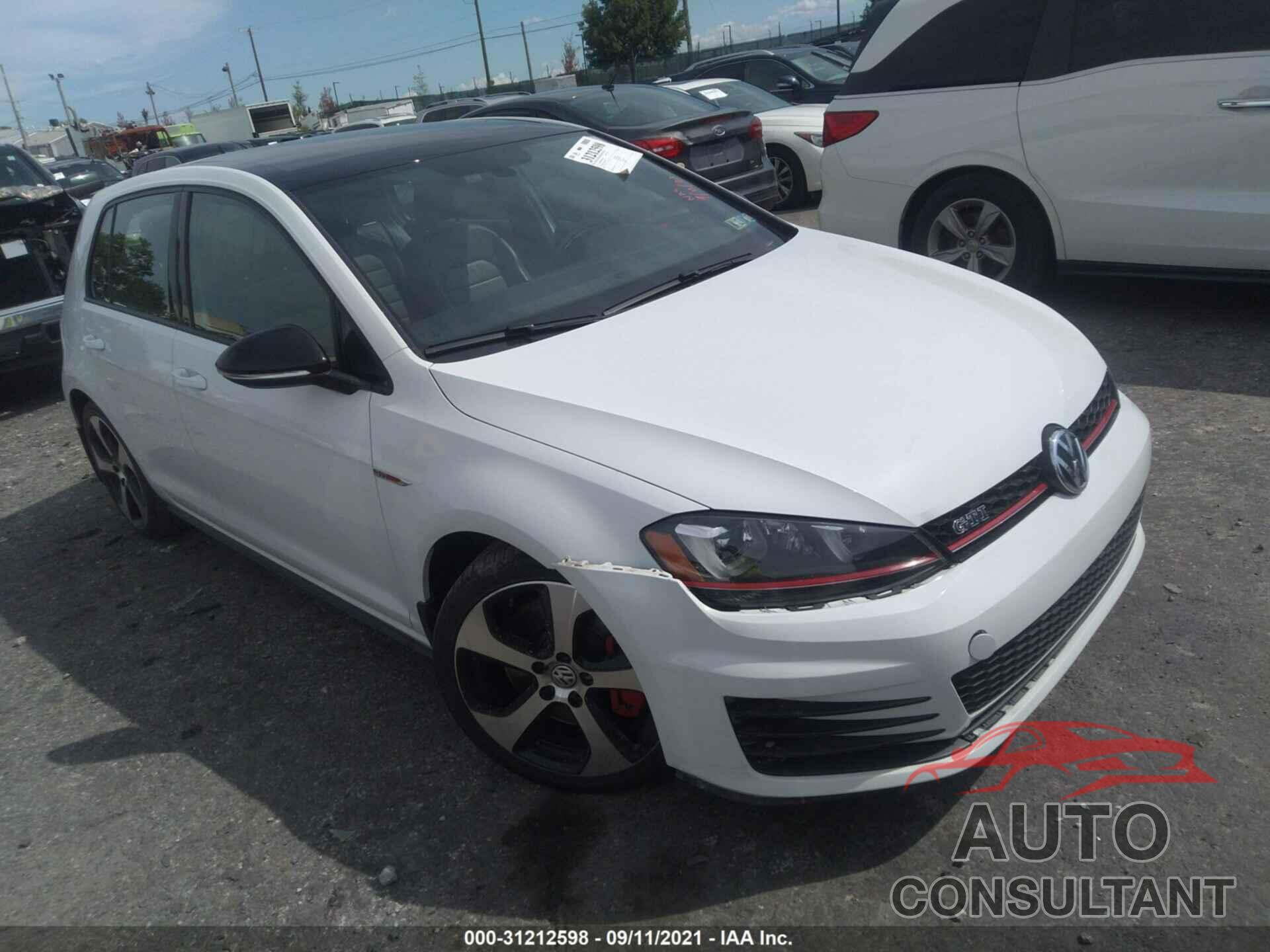 VOLKSWAGEN GOLF GTI 2017 - 3VW447AU4HM056982