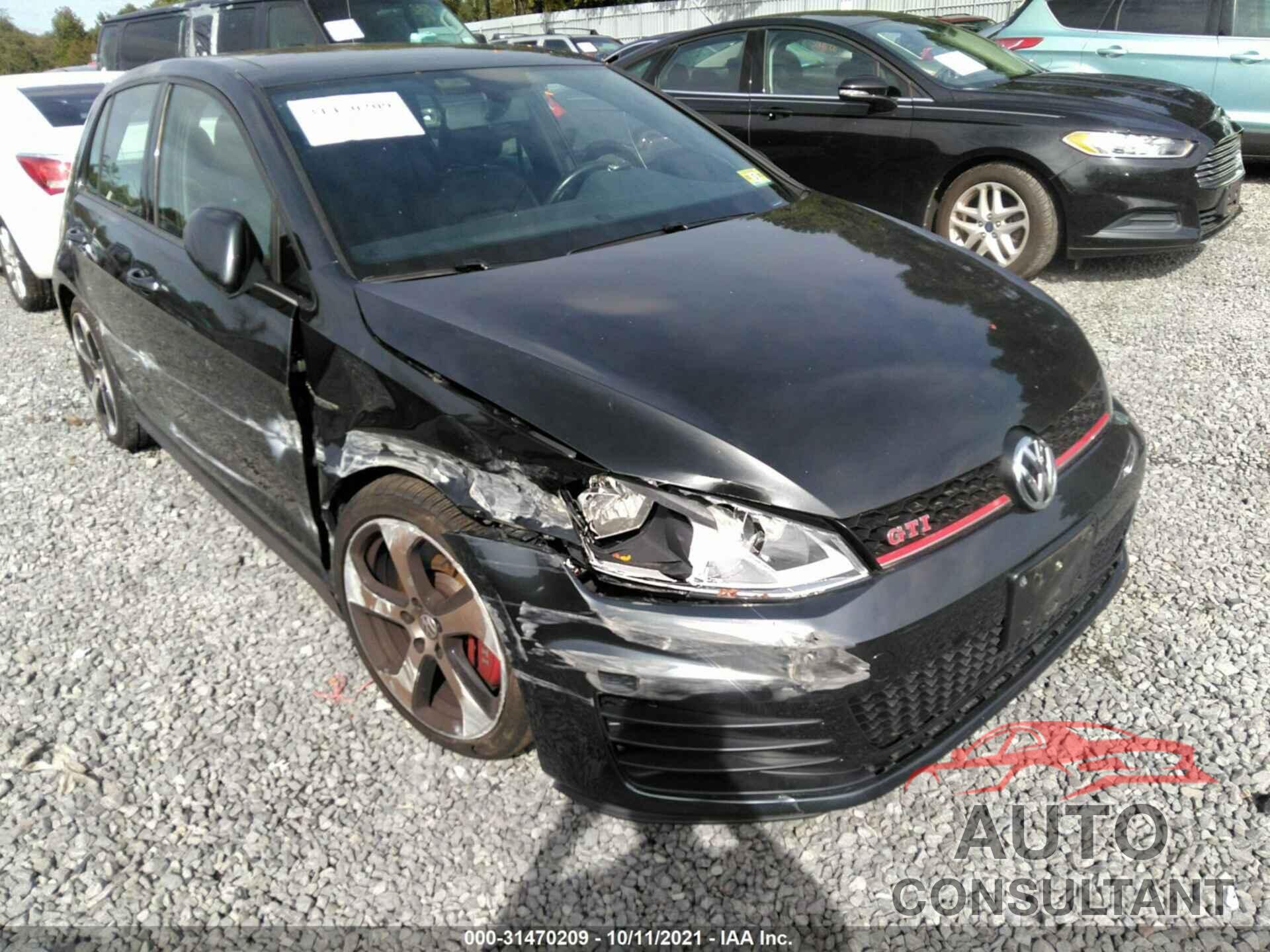 VOLKSWAGEN GOLF GTI 2016 - 3VW447AU0GM018549
