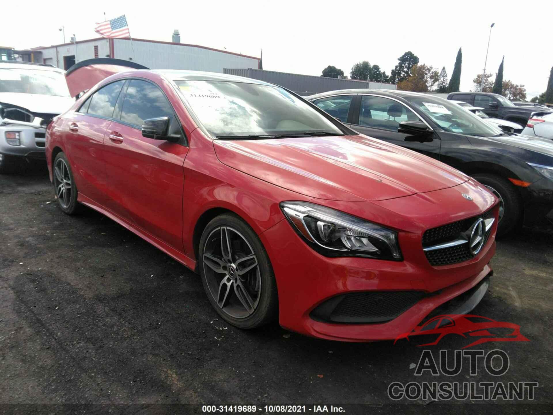 MERCEDES-BENZ CLA 2018 - WDDSJ4EBXJN695198