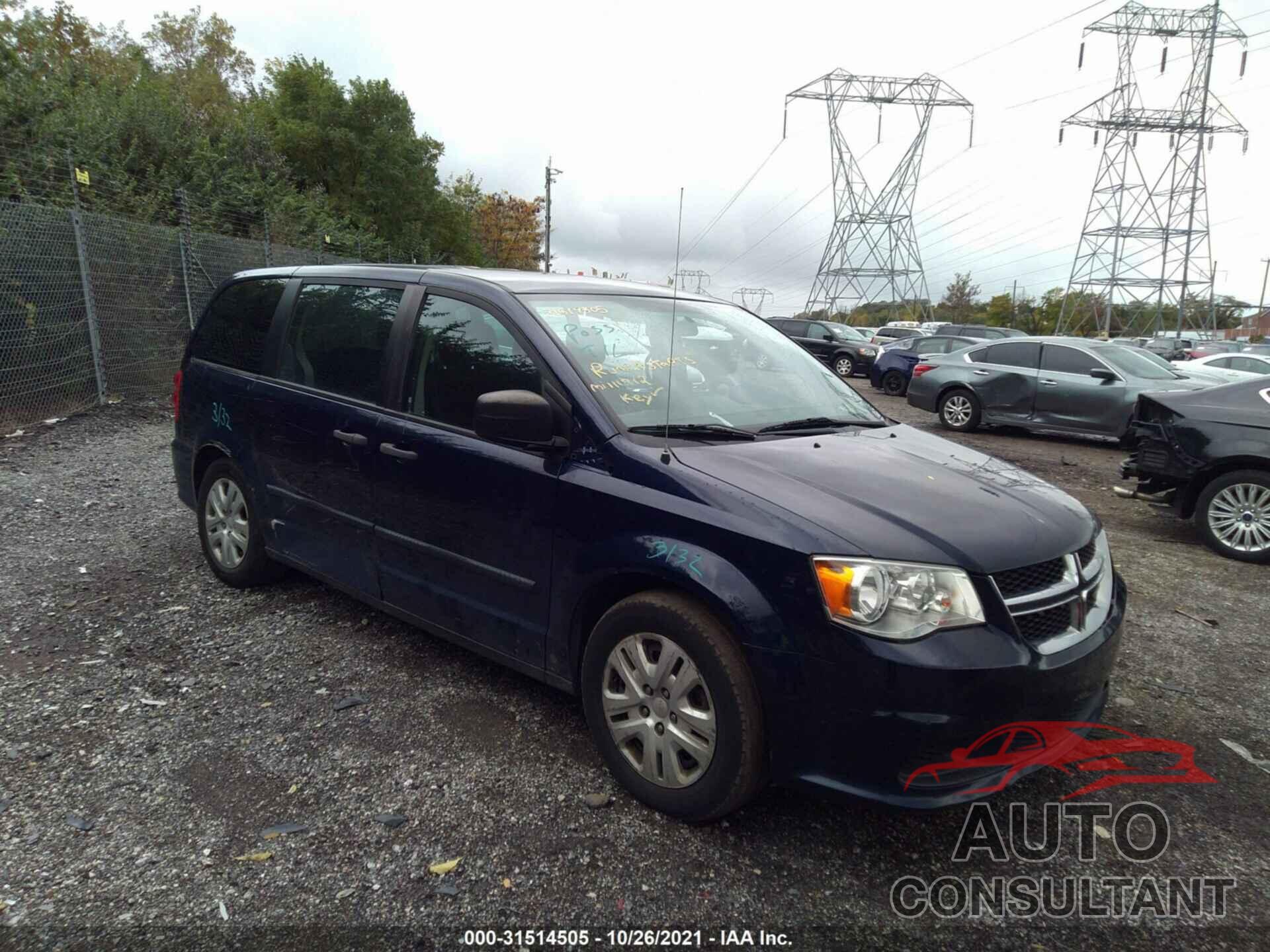 DODGE GRAND CARAVAN 2016 - 2C4RDGBGXGR154925