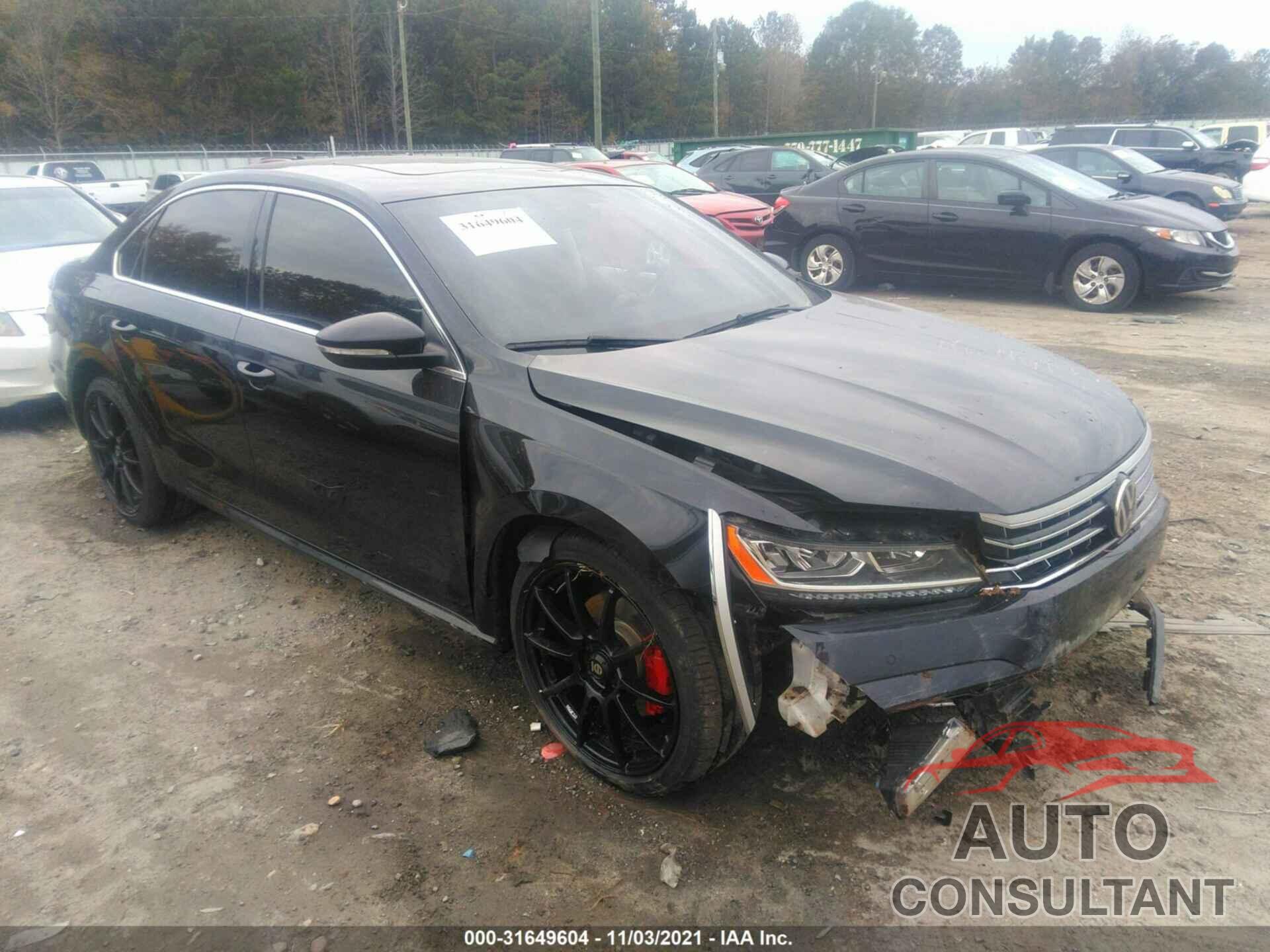 VOLKSWAGEN PASSAT 2018 - 1VWBA7A37JC027443