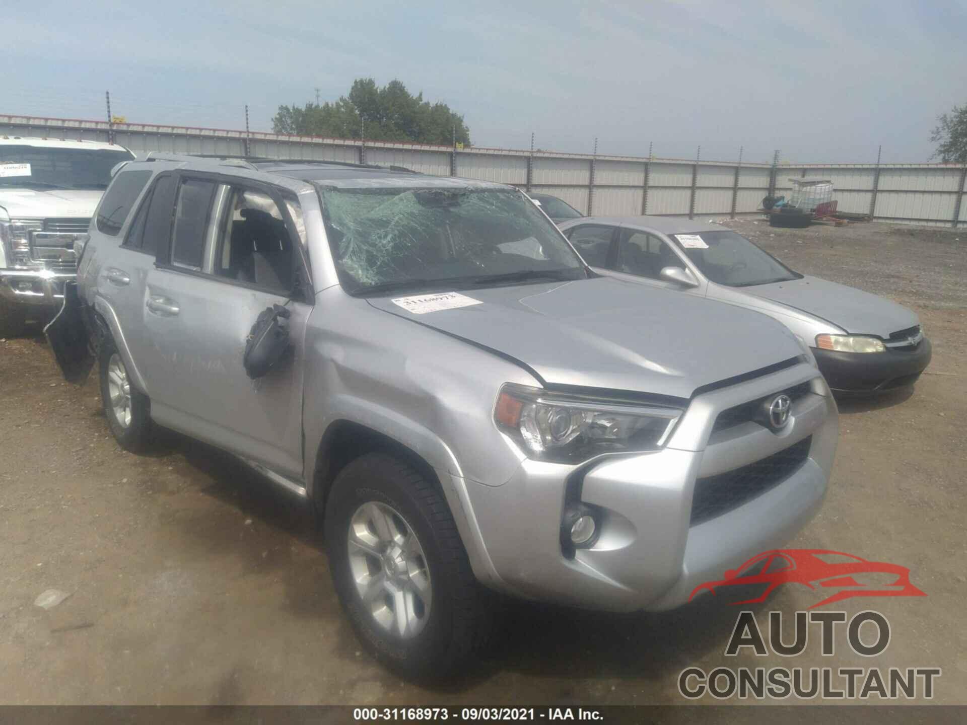 TOYOTA 4RUNNER 2016 - JTEBU5JR2G5357471