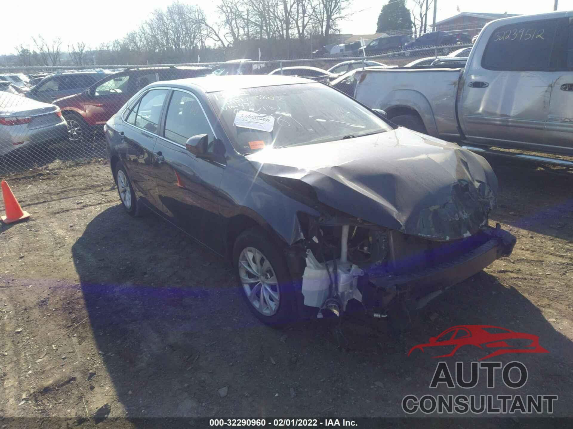 TOYOTA CAMRY 2016 - 4T4BF1FK9GR574784
