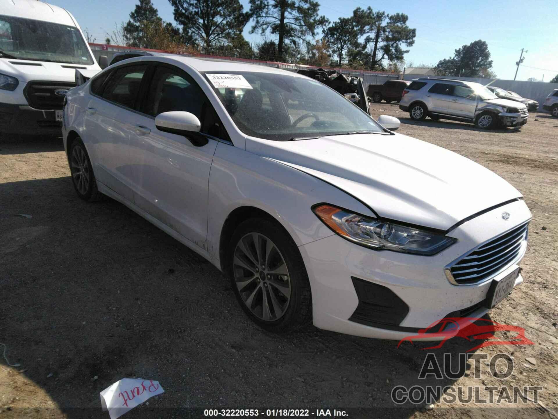 FORD FUSION 2020 - 3FA6P0T92LR190622