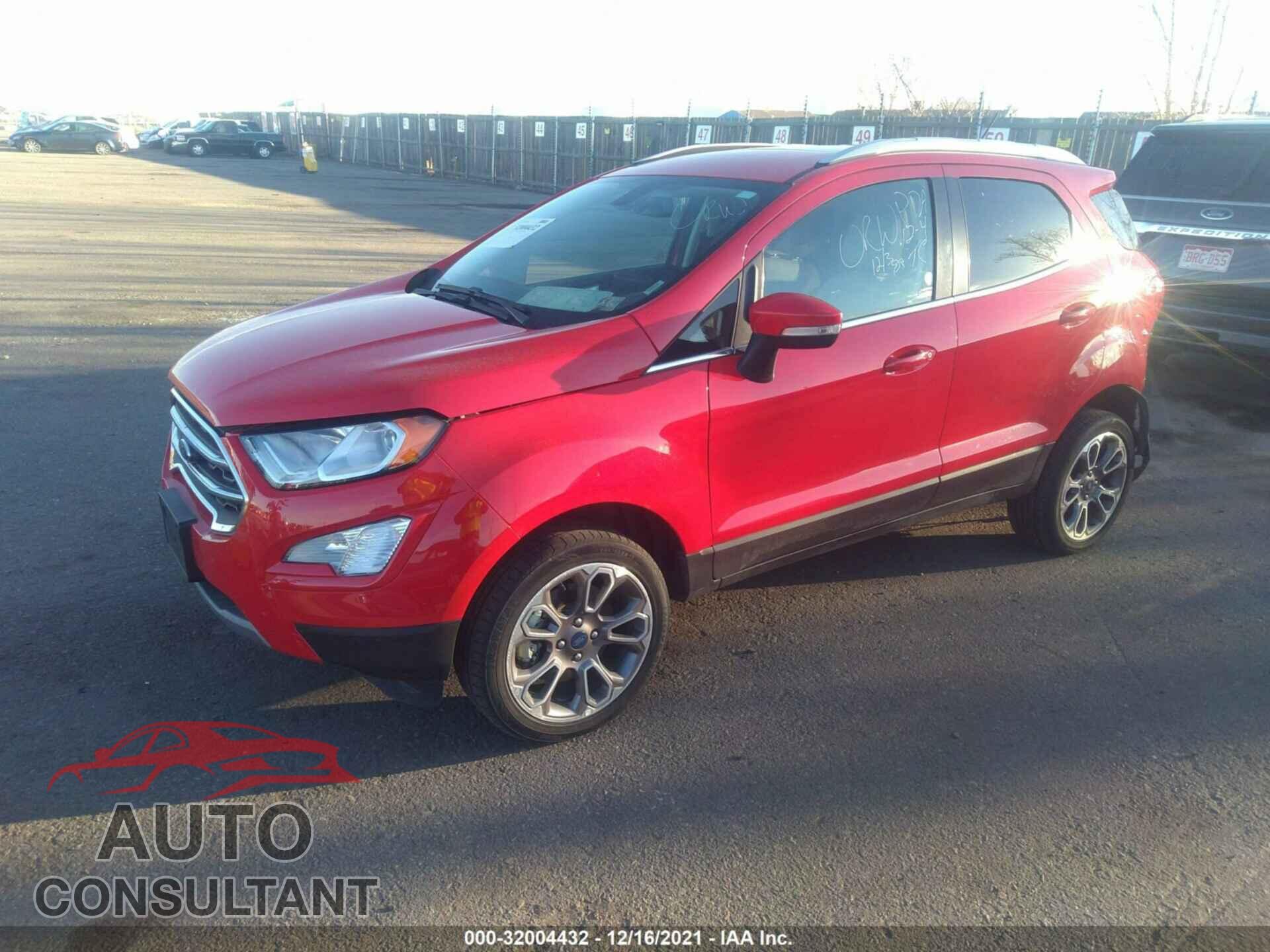 FORD ECOSPORT 2020 - MAJ6S3KL2LC353152