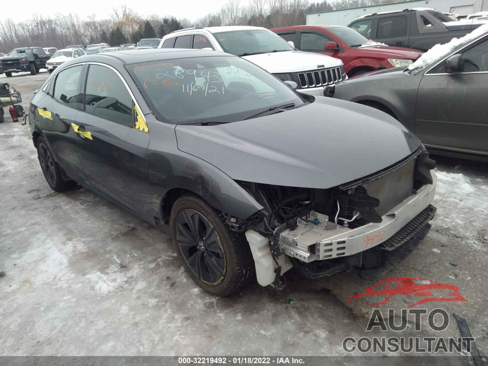 HONDA CIVIC HATCHBACK 2019 - SHHFK7H67KU228943
