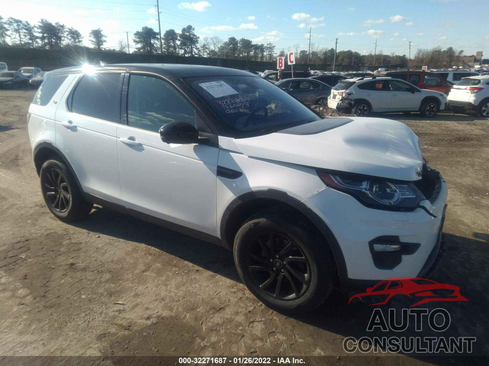 LAND ROVER DISCOVERY SPORT 2017 - SALCR2BG0HH656147