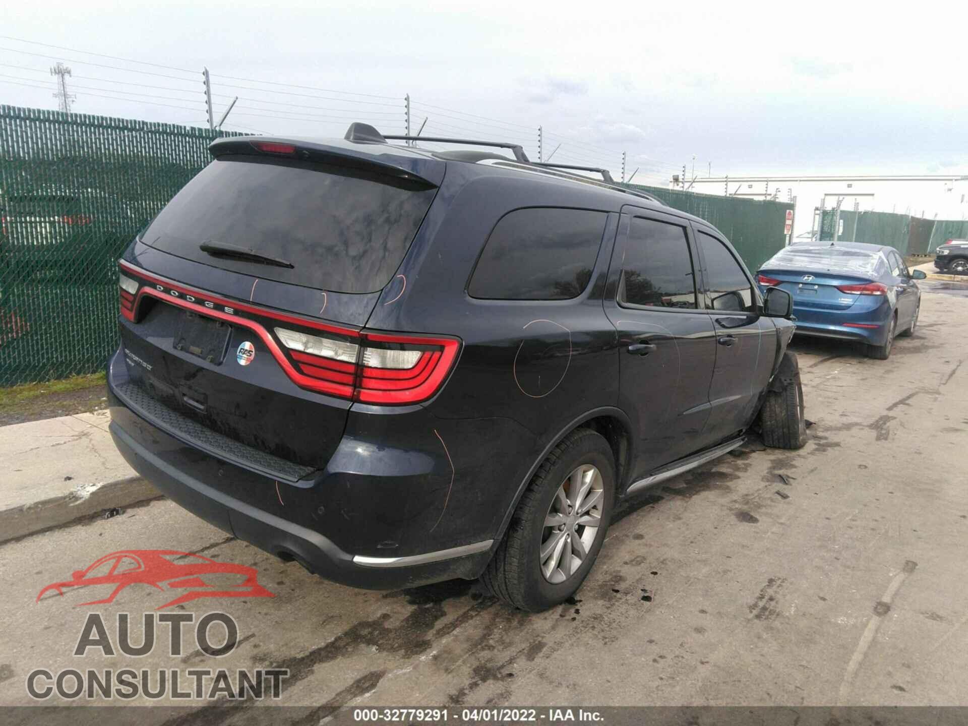 DODGE DURANGO 2017 - 1C4RDJAG2HC690857