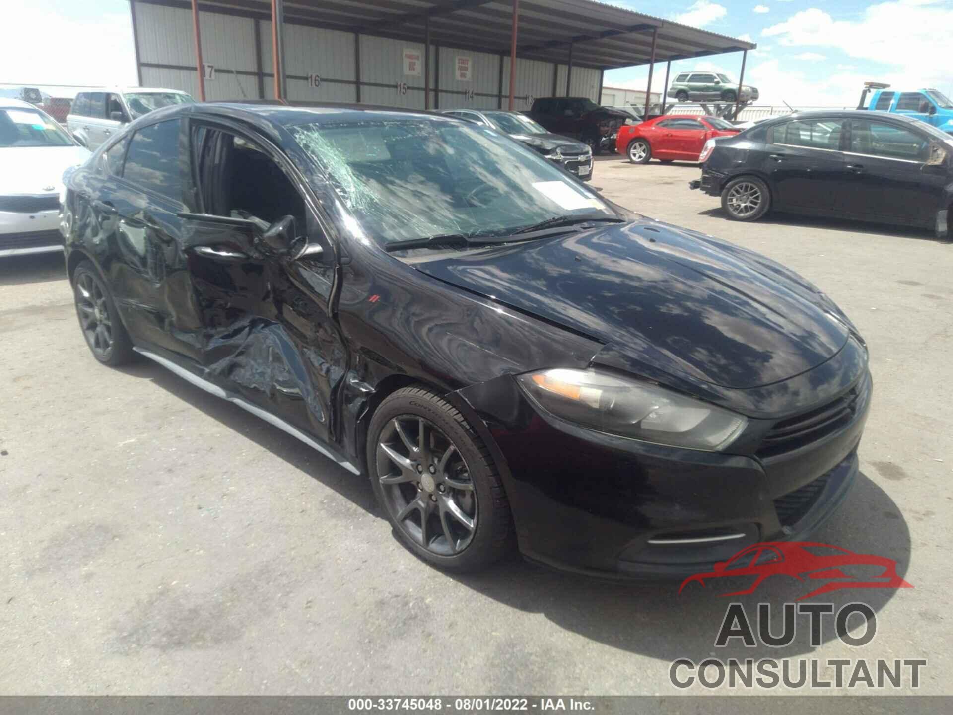 DODGE DART 2016 - 1C3CDFAA8GD736672