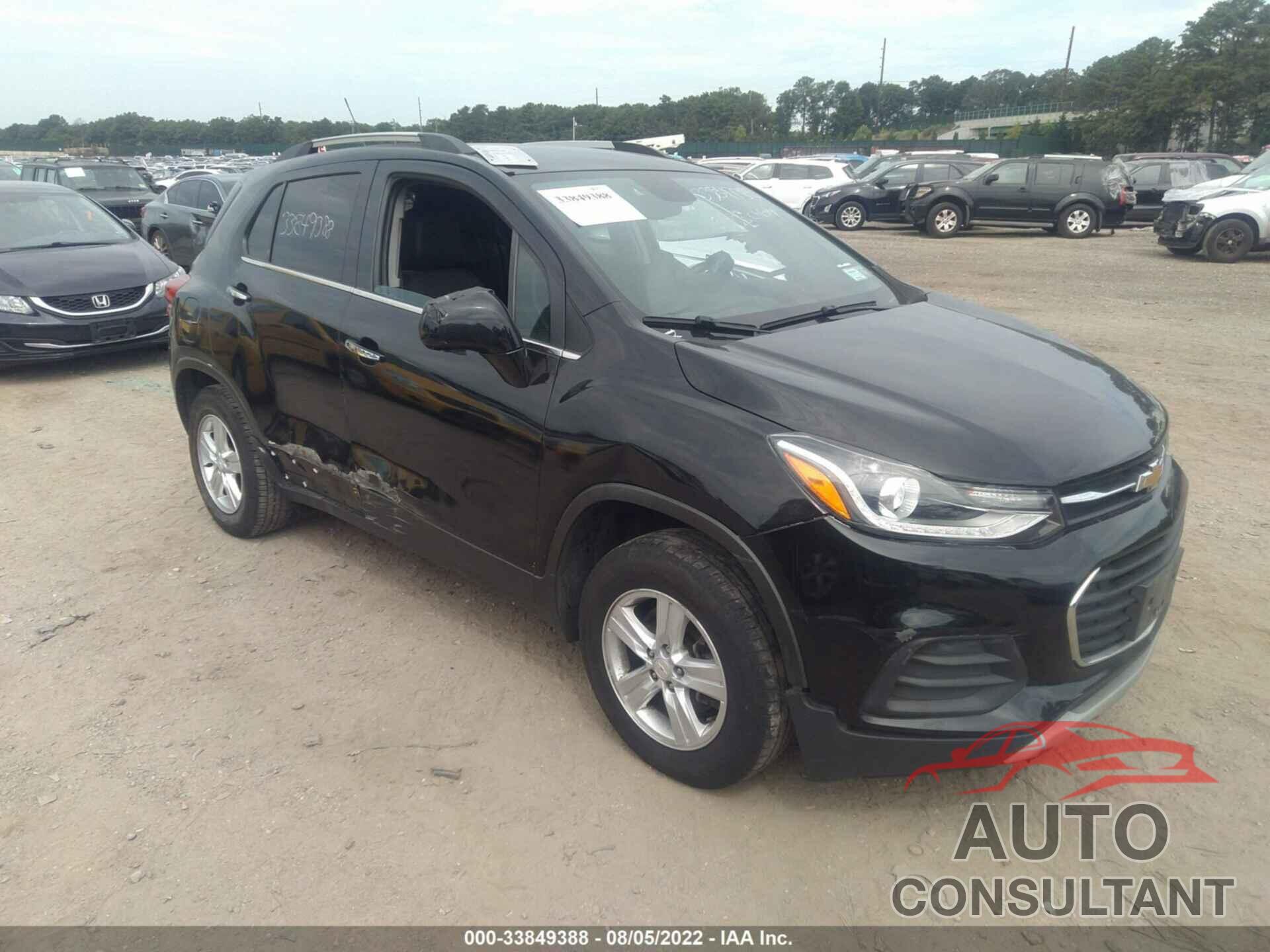 CHEVROLET TRAX 2020 - KL7CJPSB4LB005029