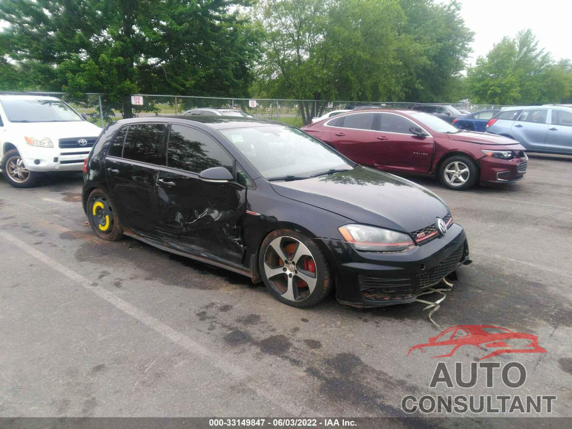 VOLKSWAGEN GOLF GTI 2016 - 3VW547AU9GM039131