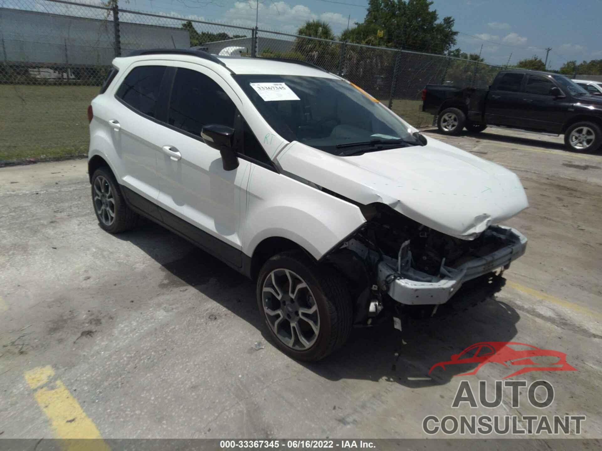 FORD ECOSPORT 2019 - MAJ6S3JL8KC249927