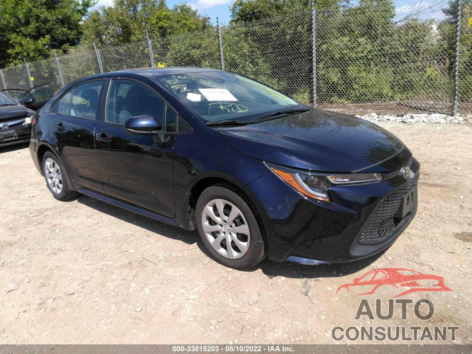 TOYOTA COROLLA 2020 - 5YFEPRAE8LP100955