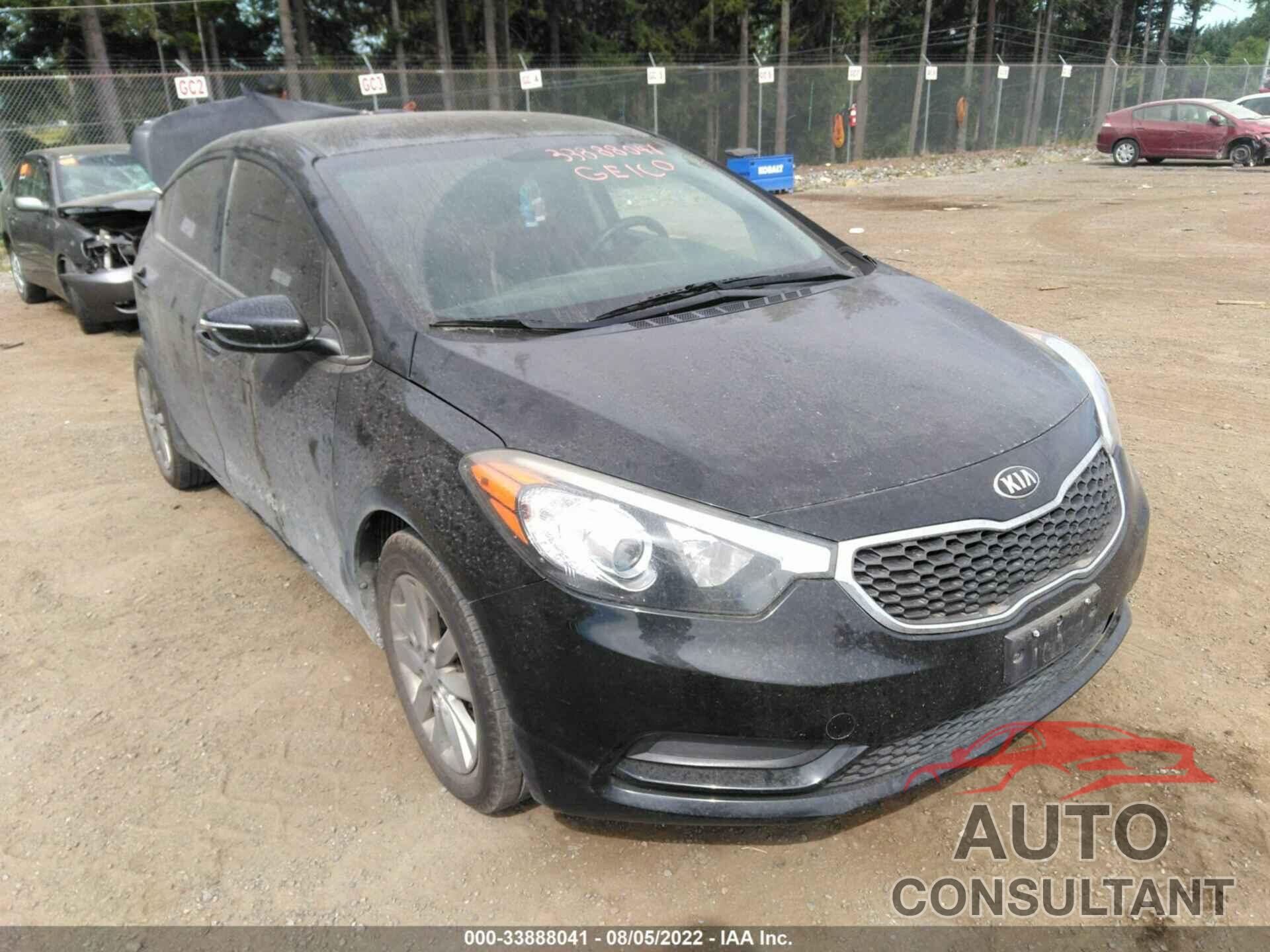 KIA FORTE 2016 - KNAFX4A66G5508631