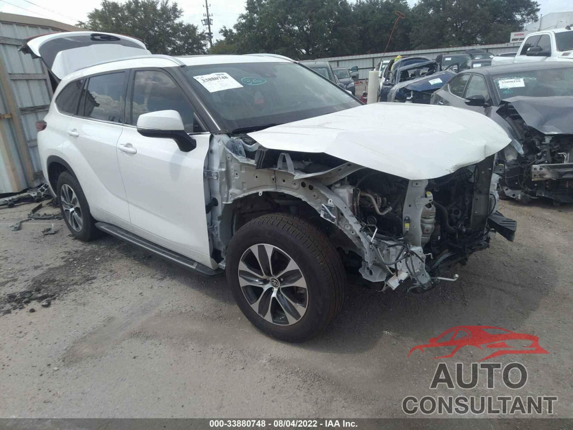 TOYOTA HIGHLANDER 2020 - 5TDGZRAHXLS504764