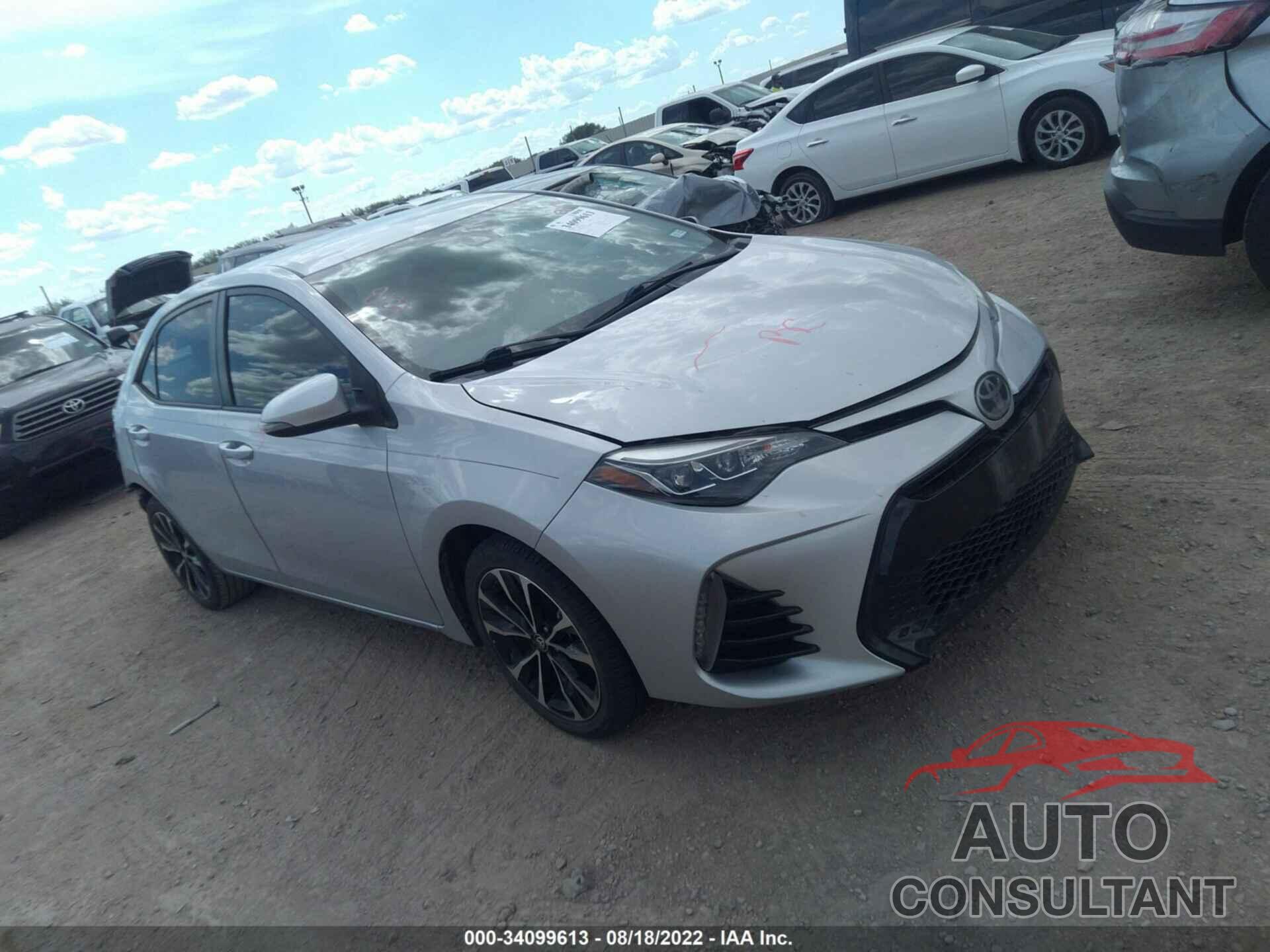 TOYOTA COROLLA 2017 - 5YFBURHE3HP576300