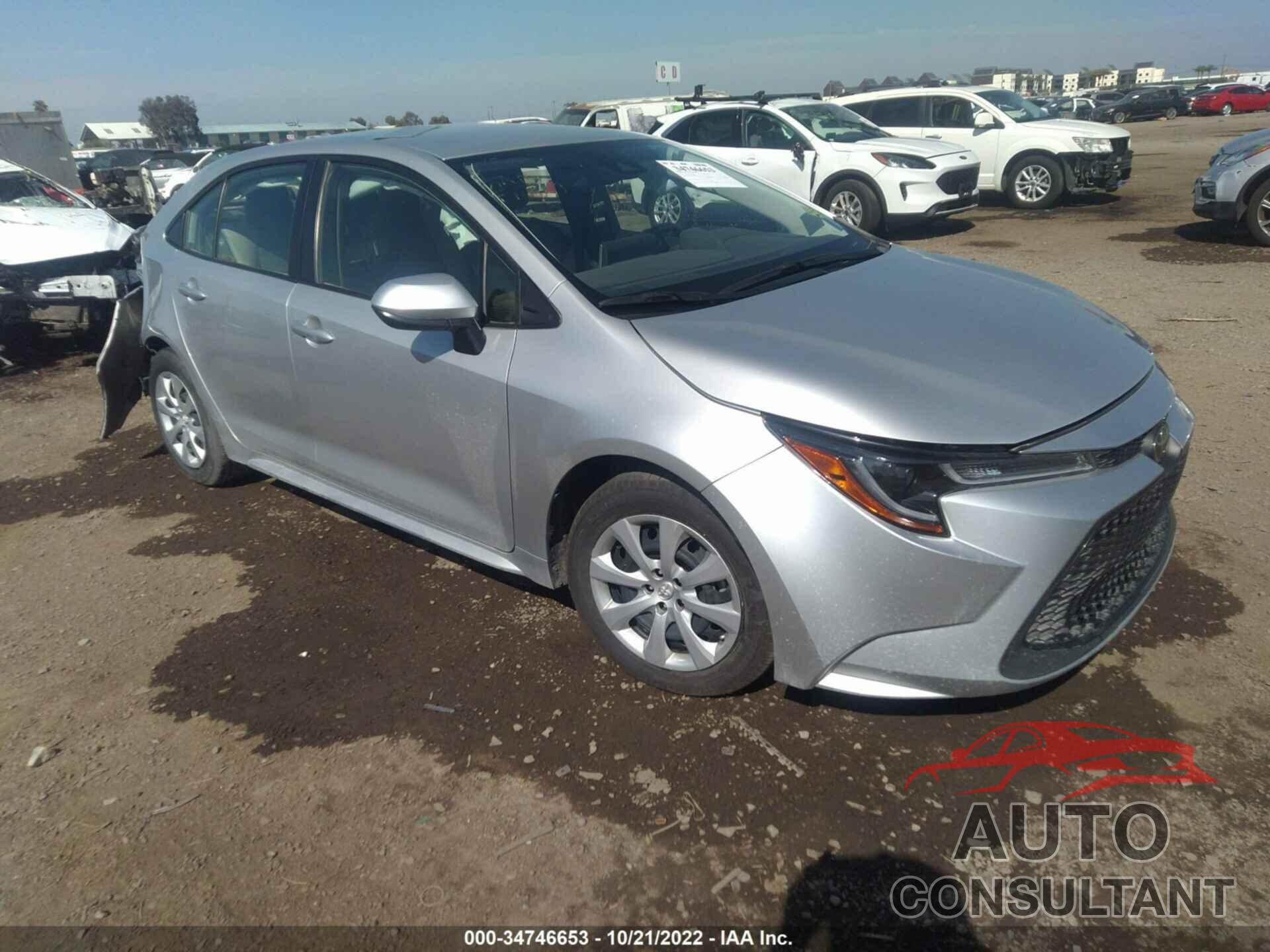 TOYOTA COROLLA 2021 - JTDEPMAE9MJ176483