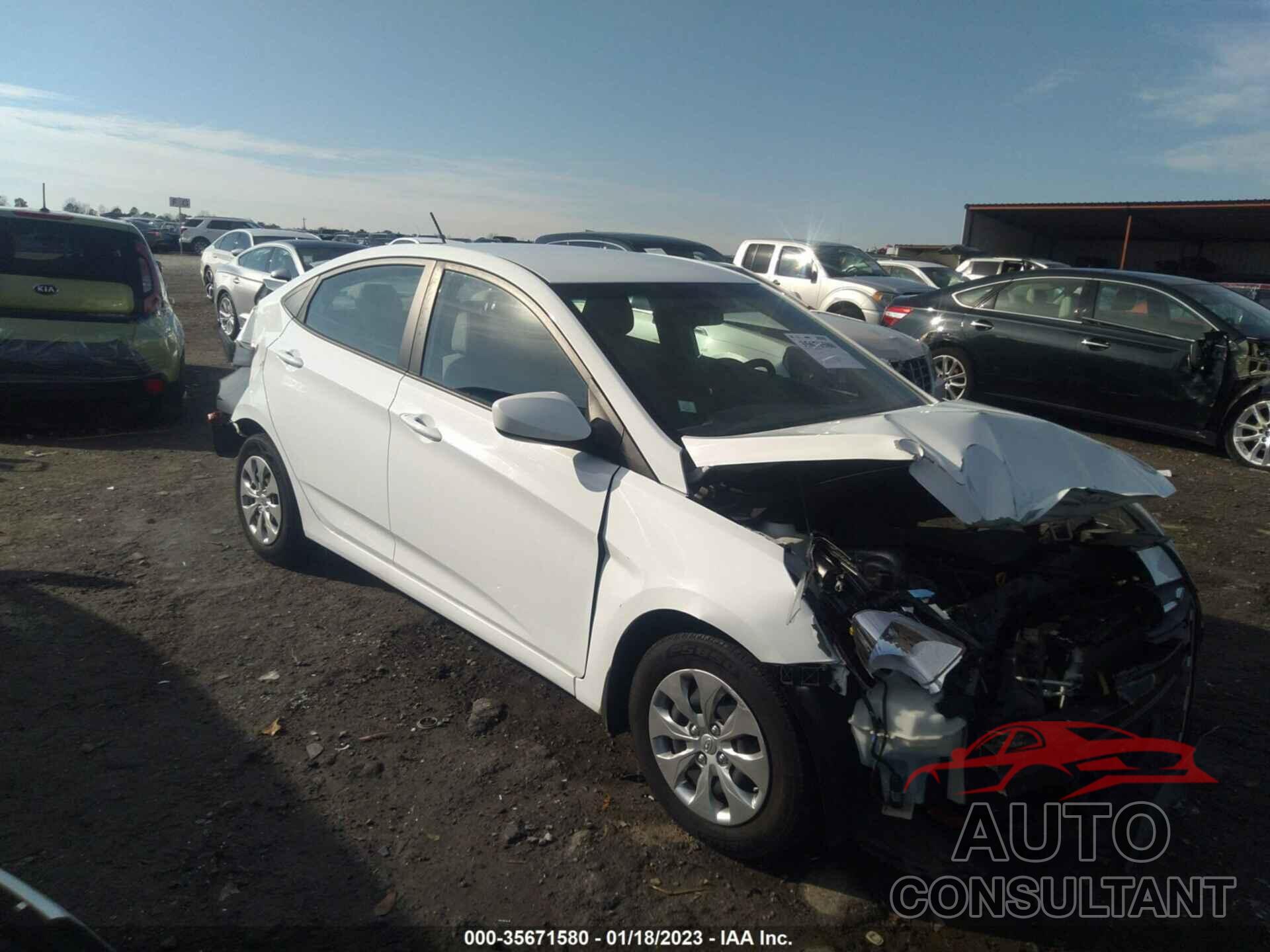 HYUNDAI ACCENT 2017 - KMHCT4AE9HU320438