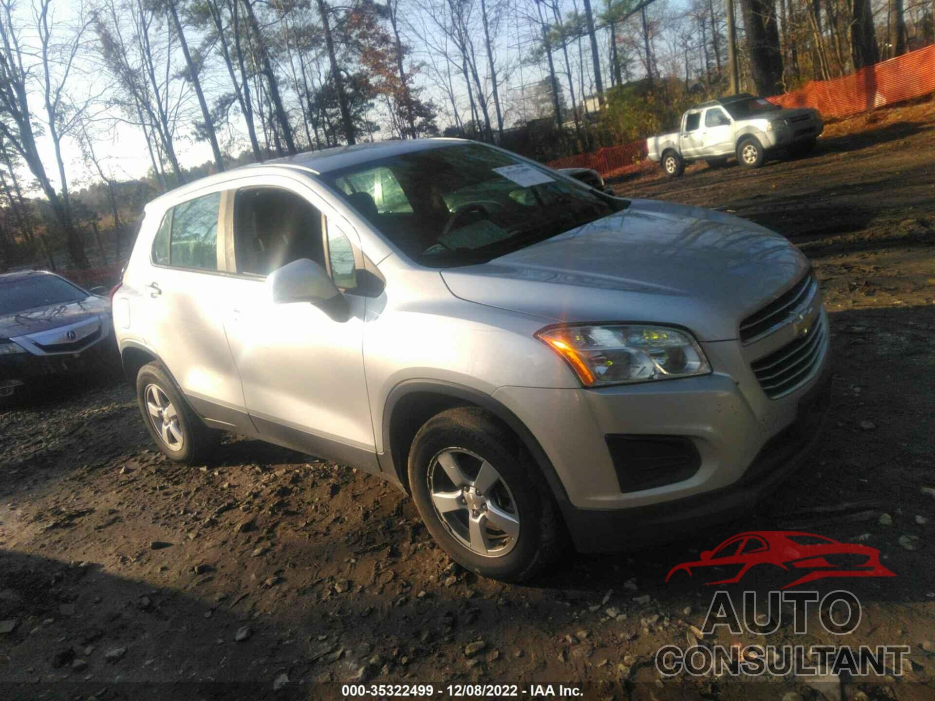 CHEVROLET TRAX 2016 - 3GNCJNSB4GL279687